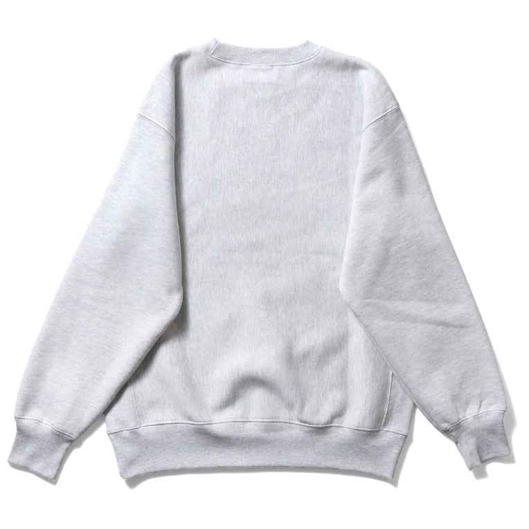 HOUSTON / 22365 【HOUSTON】MICKEY MOUSE C/N SWEAT GRAY&BEIGE
