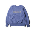 HOUSTON / 22344 PIGMENT R/W SWEAT SHIRT (ARMY) BLUE