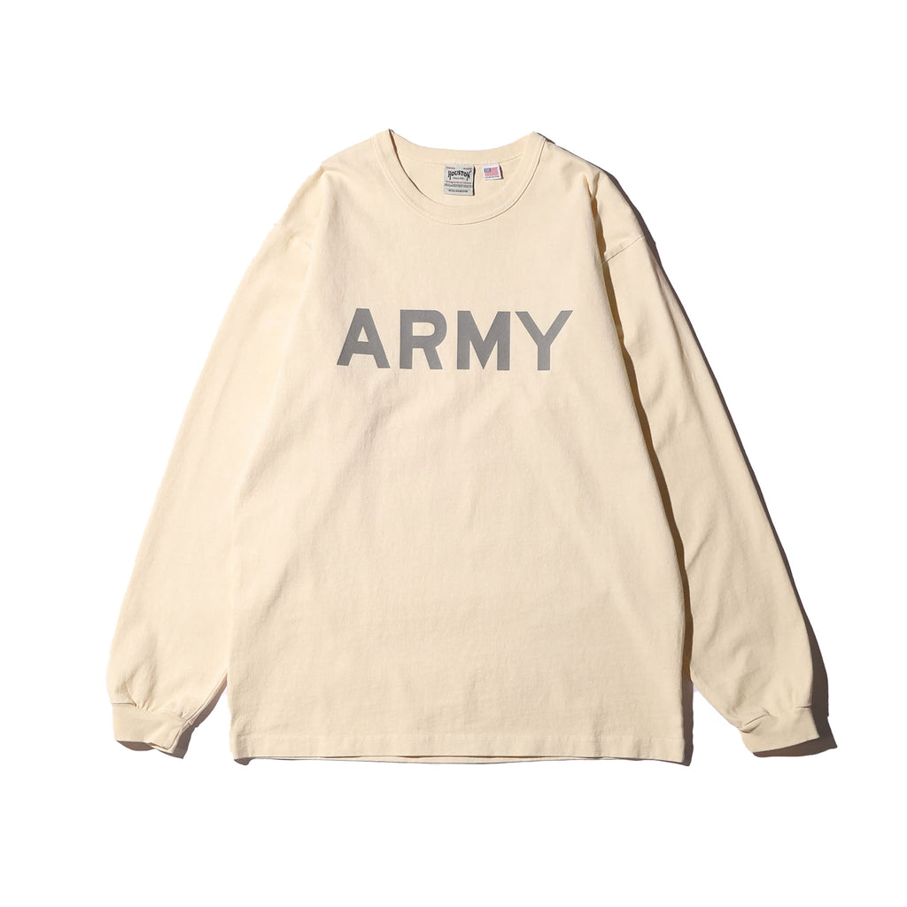 HOUSTON / 22392 PIGMENT U.S. COTTON PRINT TEE (REFLECTOR ARMY) - TRUTH