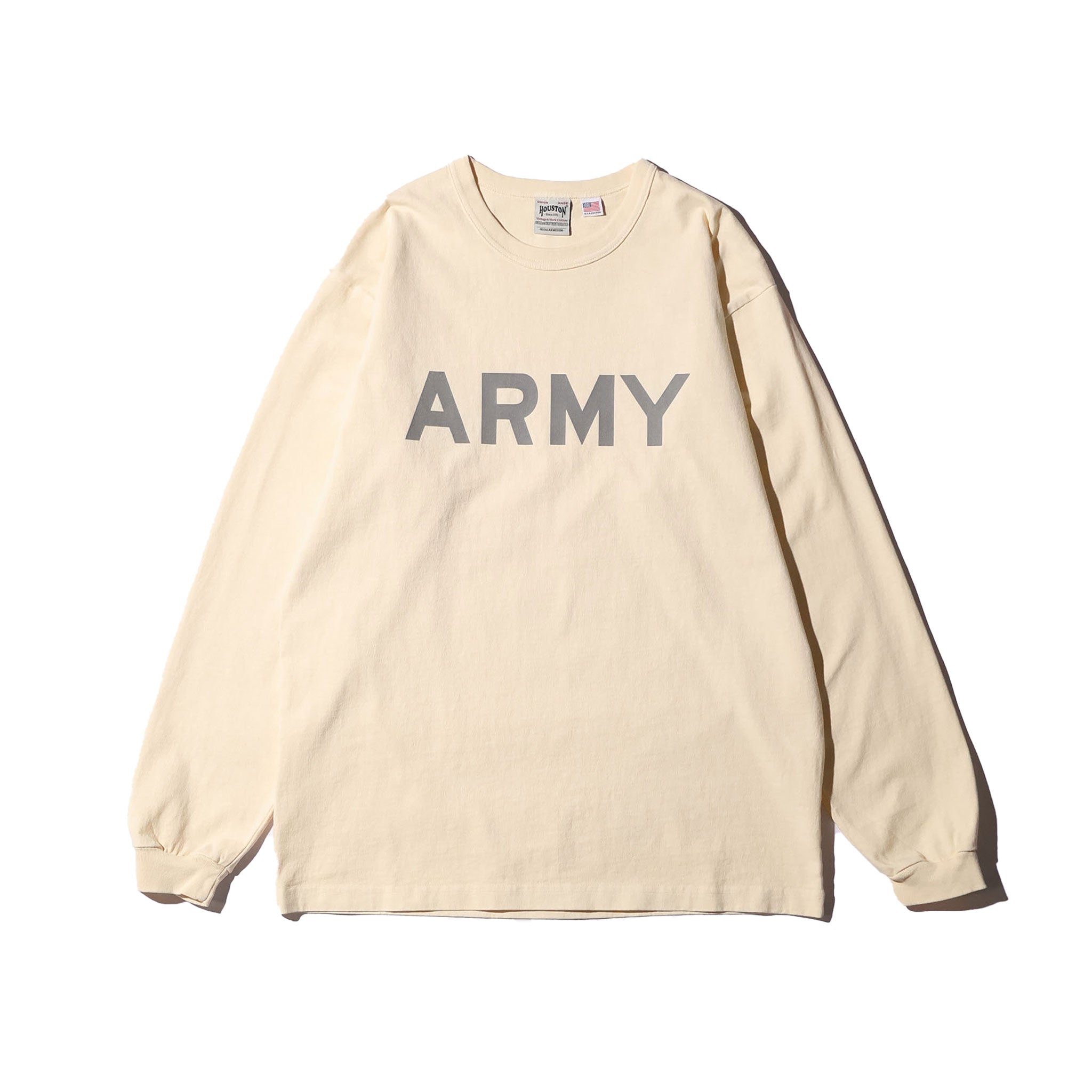 HOUSTON / 22392 PIGMENT U.S. COTTON PRINT TEE (REFLECTOR ARMY)