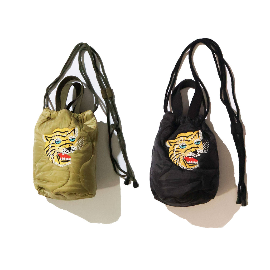 HOUSTON / QUILTING EFFECT BAG (TIGER)