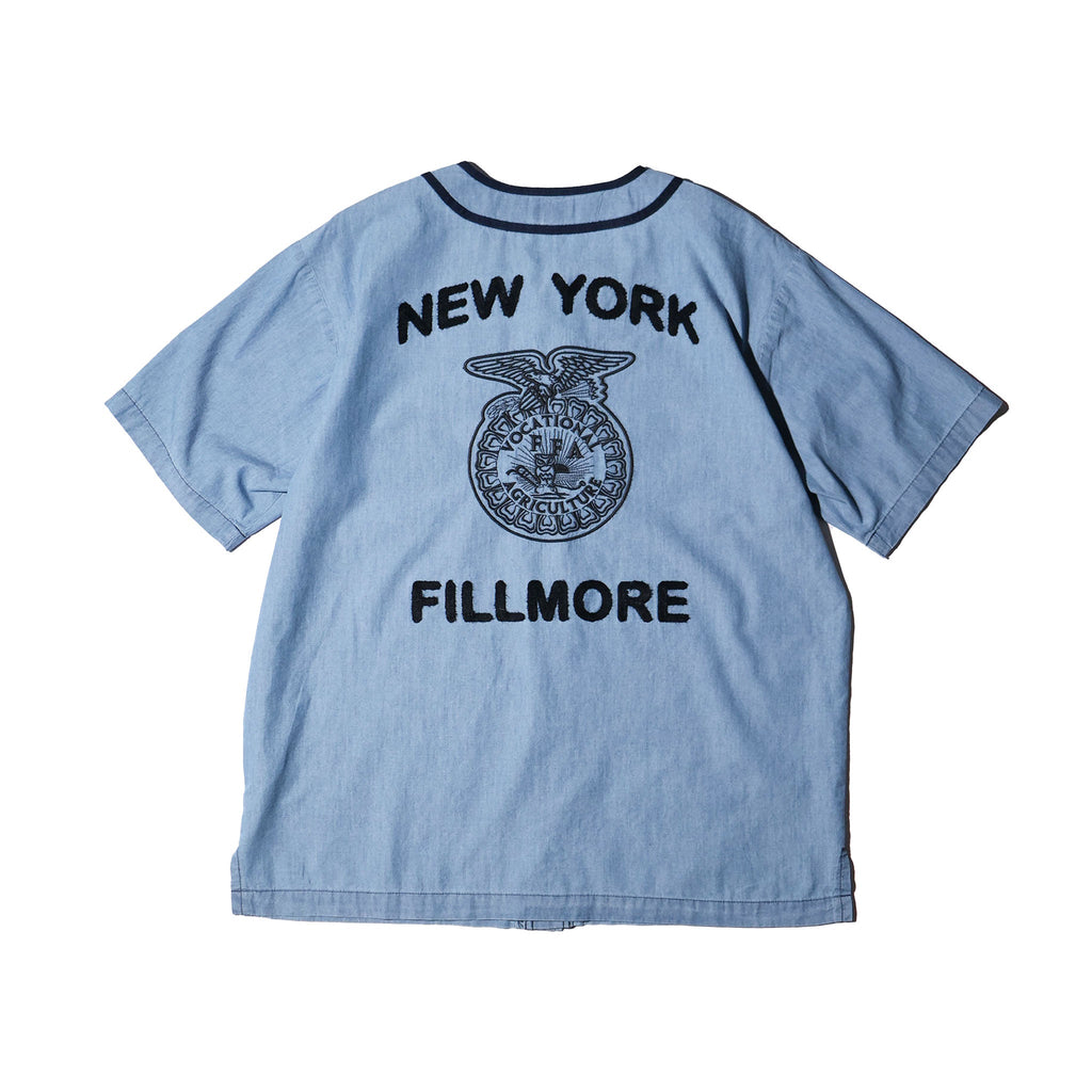 HOUSTON / 41326 CHAMBRAY BASEBALL SHIRT (FFA)