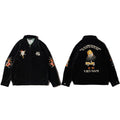 HOUSTON / 51641 VELVETEEN VIETNAM JACKET (SKULL)
