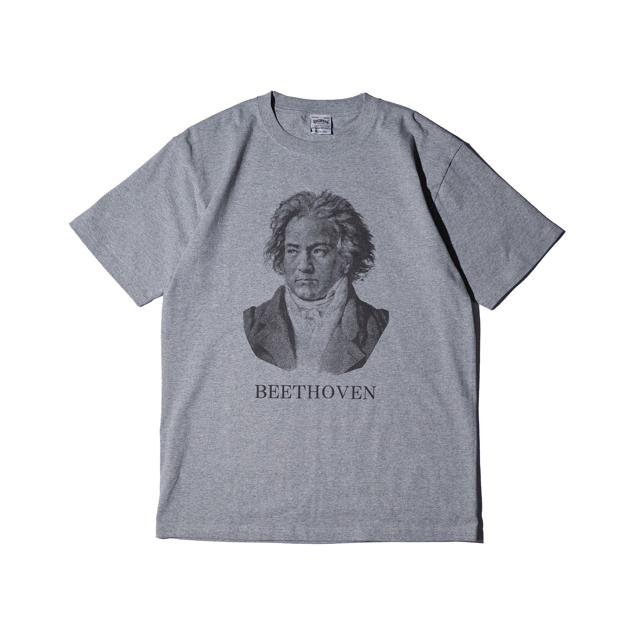 HOUSTON / 22417 HIGH MESH PRINT TEE (BEETHOVEN)
