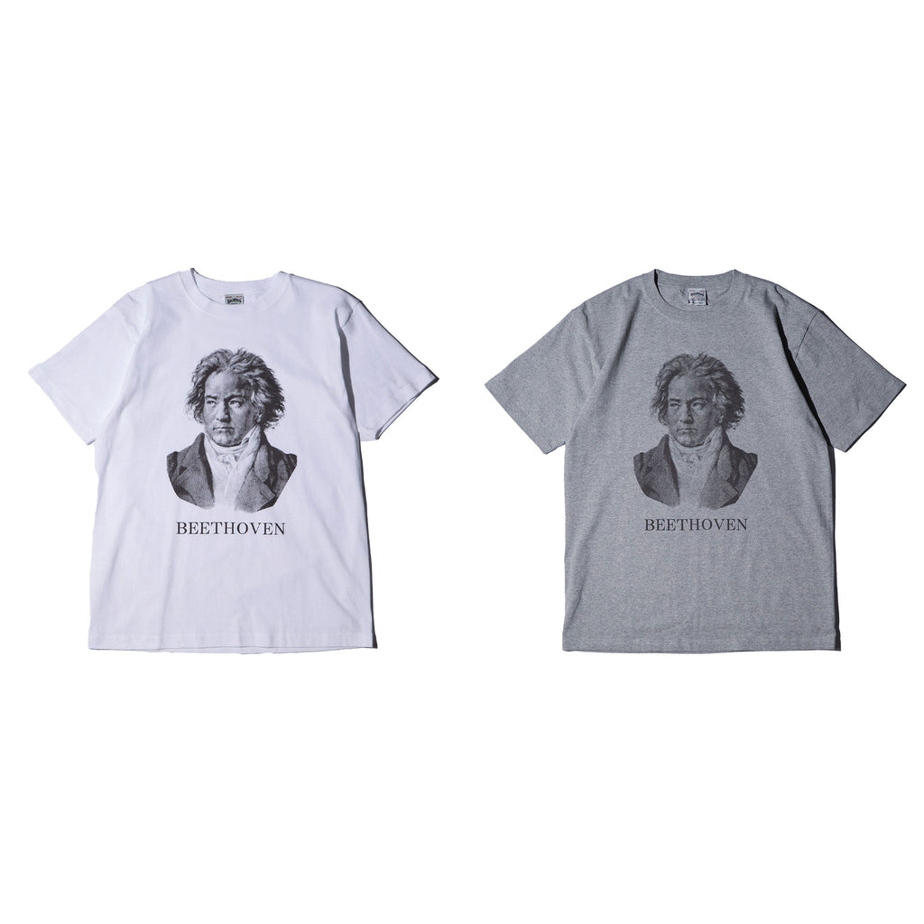 HOUSTON / 22417 HIGH MESH PRINT TEE (BEETHOVEN)
