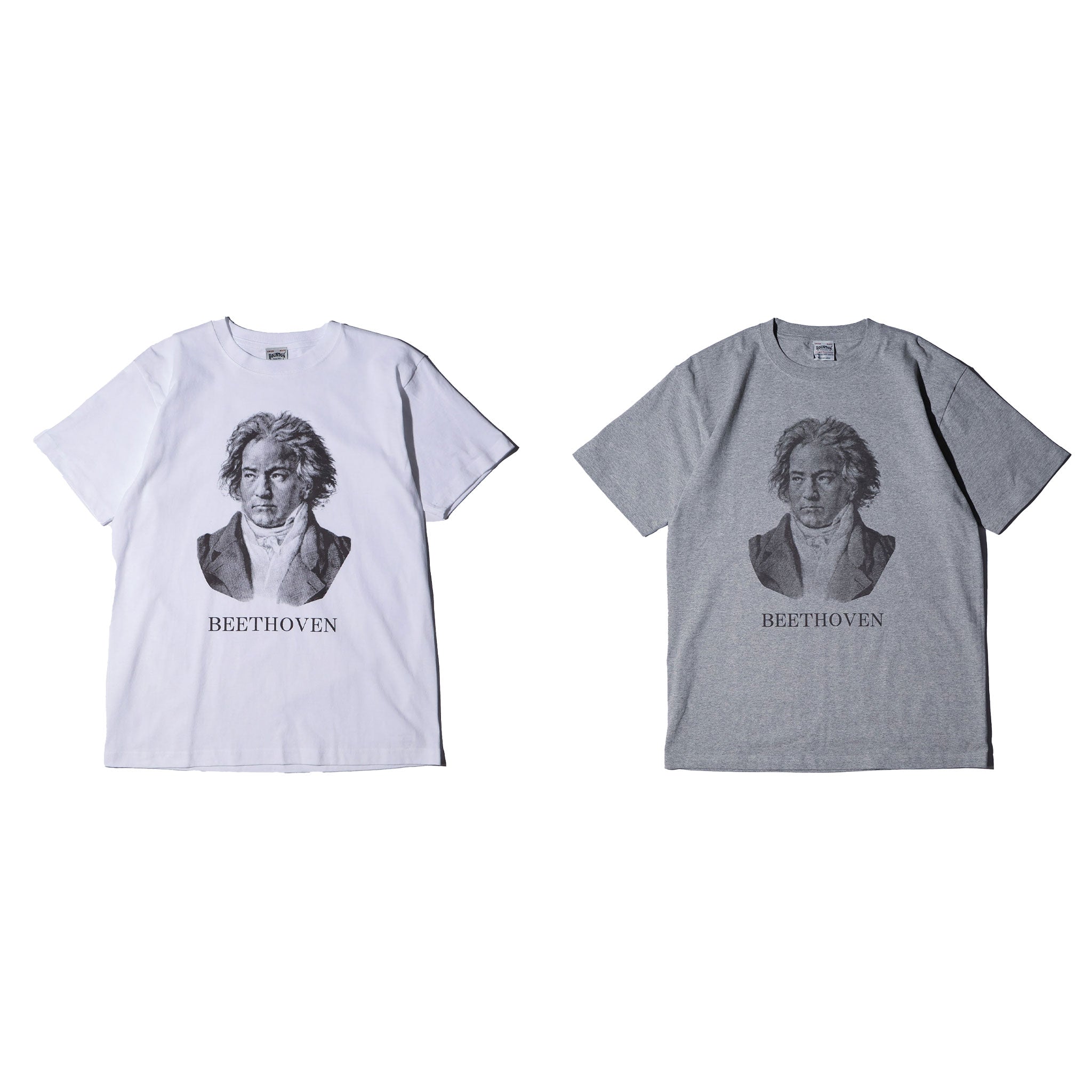 HOUSTON / 22417 HIGH MESH PRINT TEE (BEETHOVEN)