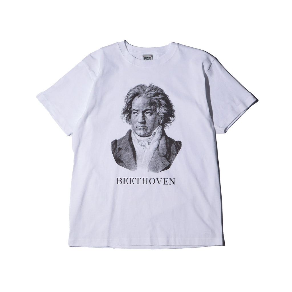 HOUSTON / 22417 HIGH MESH PRINT TEE (BEETHOVEN)