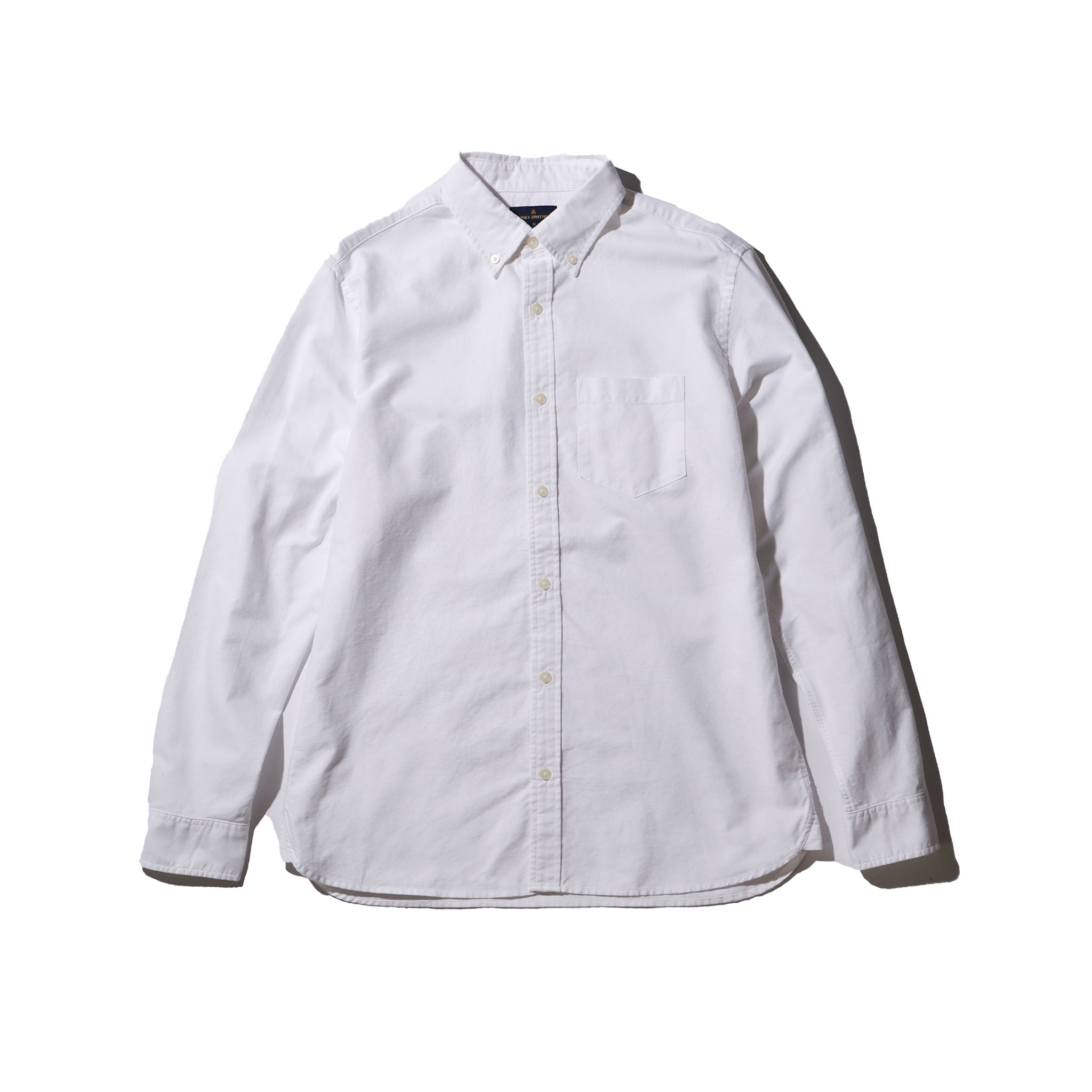 BROOKS BROTHERS / CASUAL OXFORD CLOTH SHIRTS WHITE