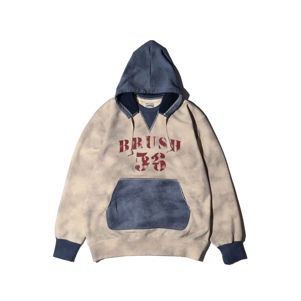 HOUSTON / 22461 TWO TONE SWEAT HOODIE (BRUSH)