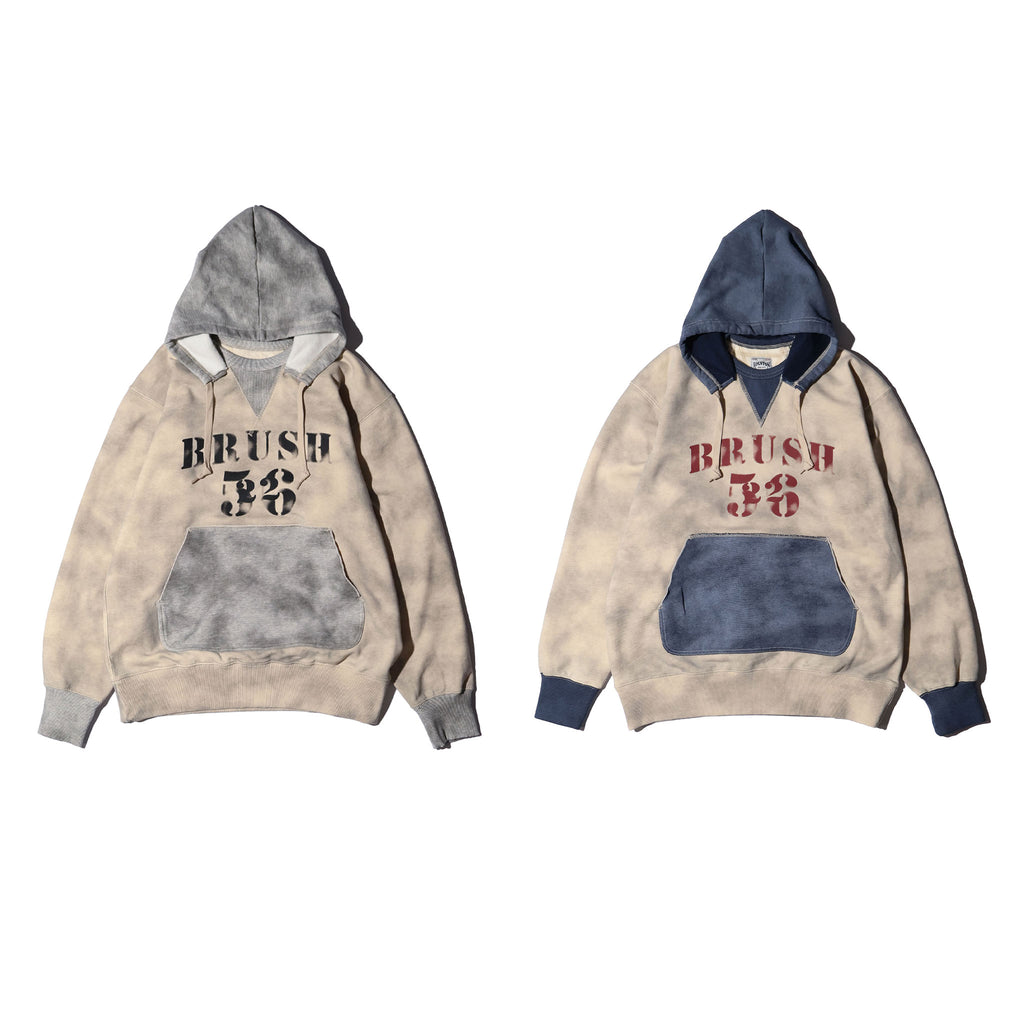 HOUSTON / 22461 TWO TONE SWEAT HOODIE (BRUSH)
