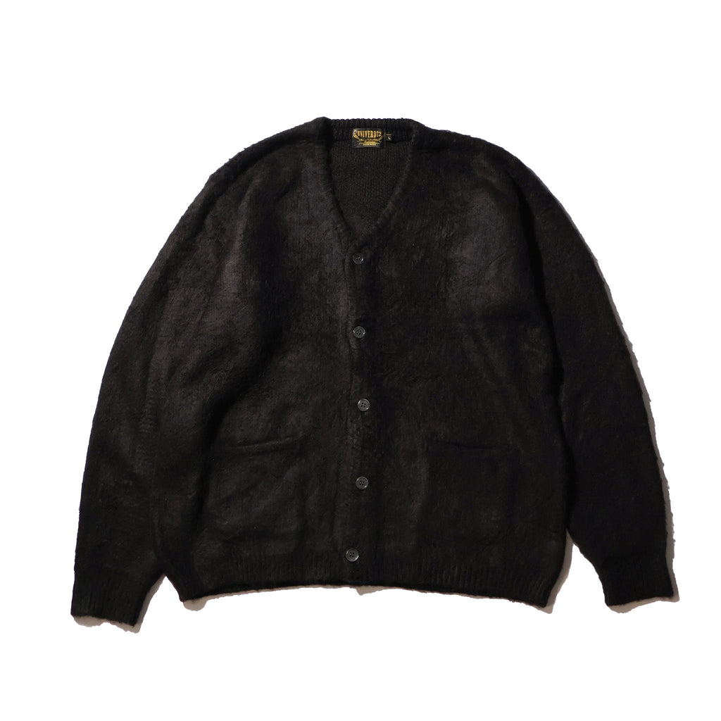 UNIVERD72 / 22326 MOHAIR TOUCH CARDIGAN BLACK