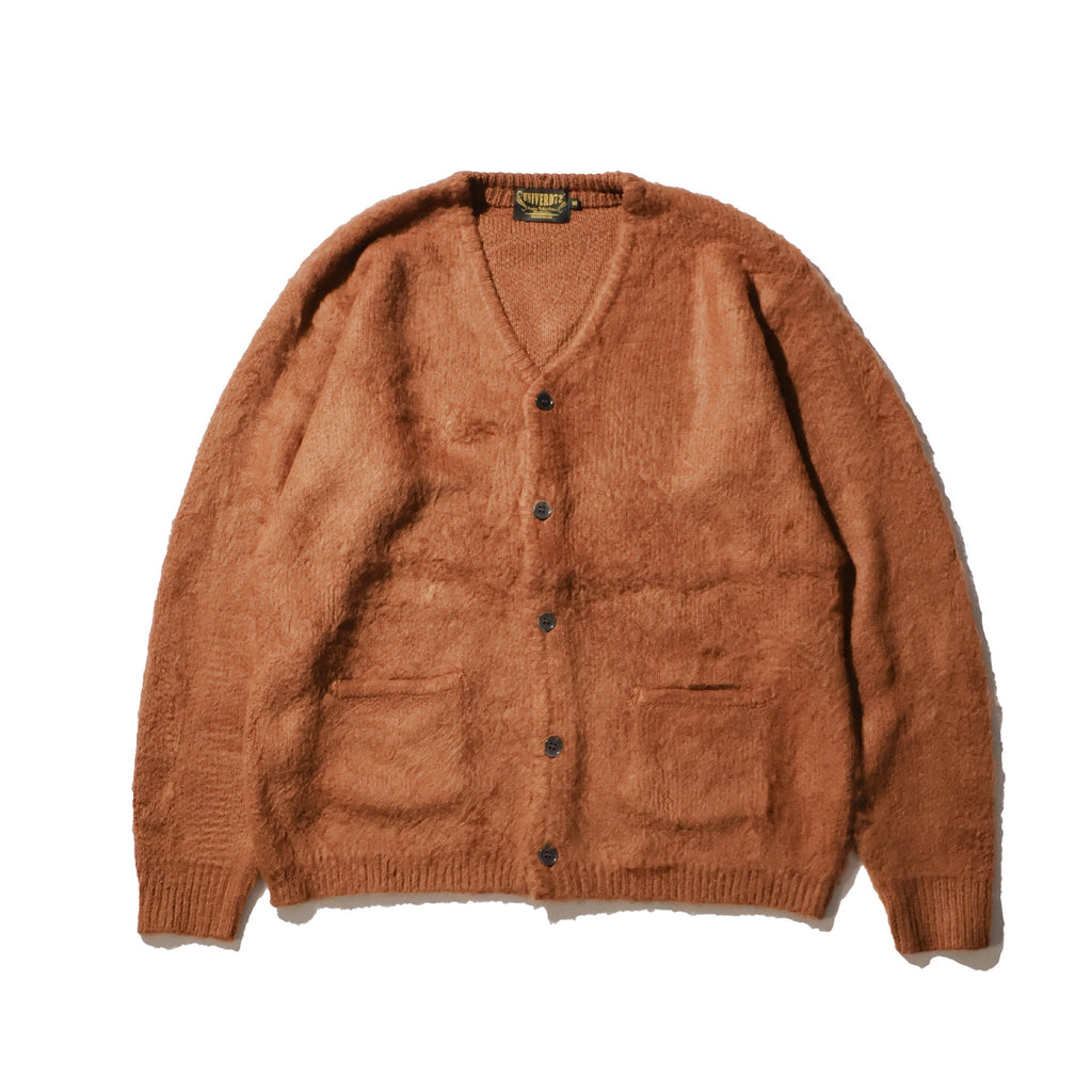 UNIVERD72 / 22326 MOHAIR TOUCH CARDIGAN BROWN