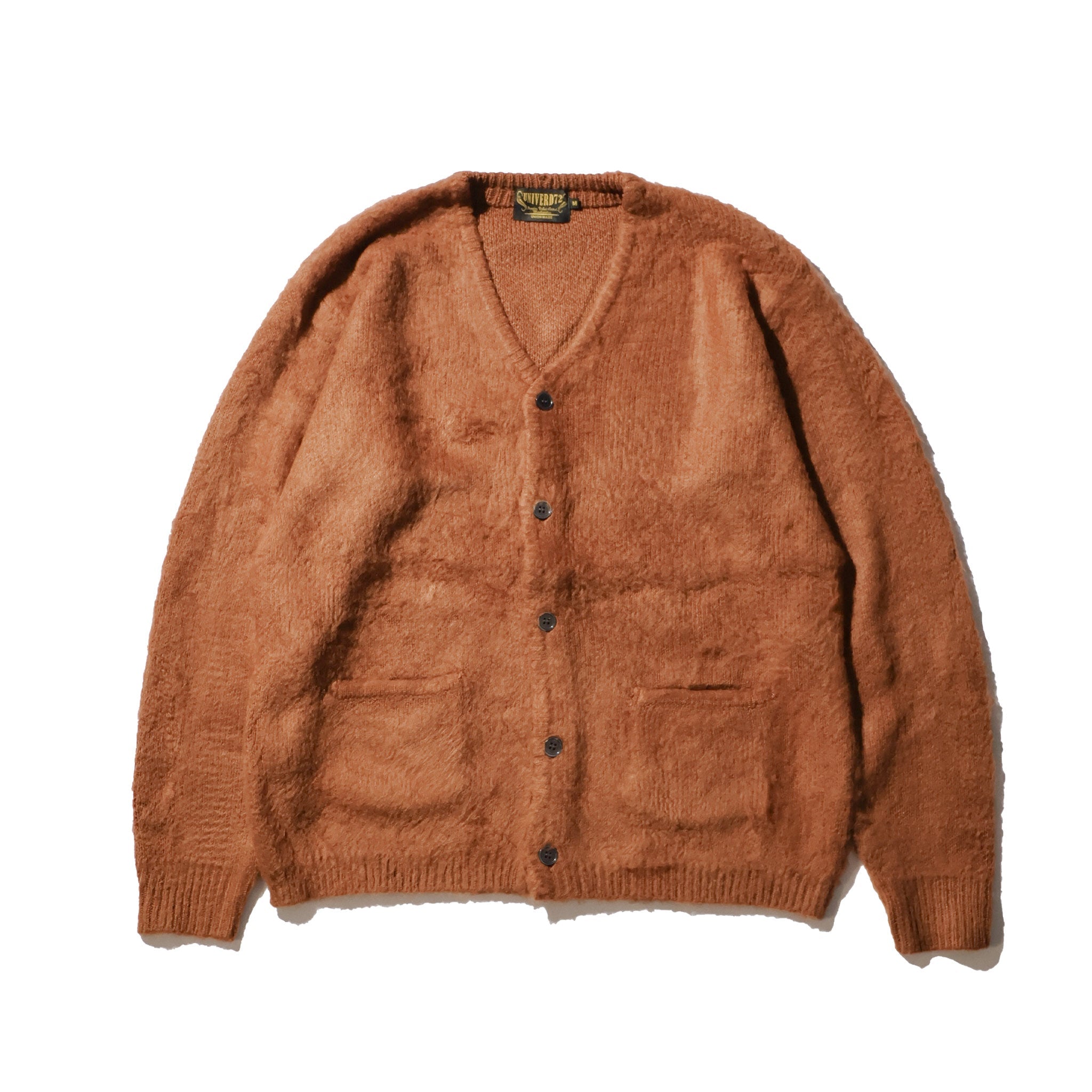 UNIVERD72 / 22326 MOHAIR TOUCH CARDIGAN BROWN