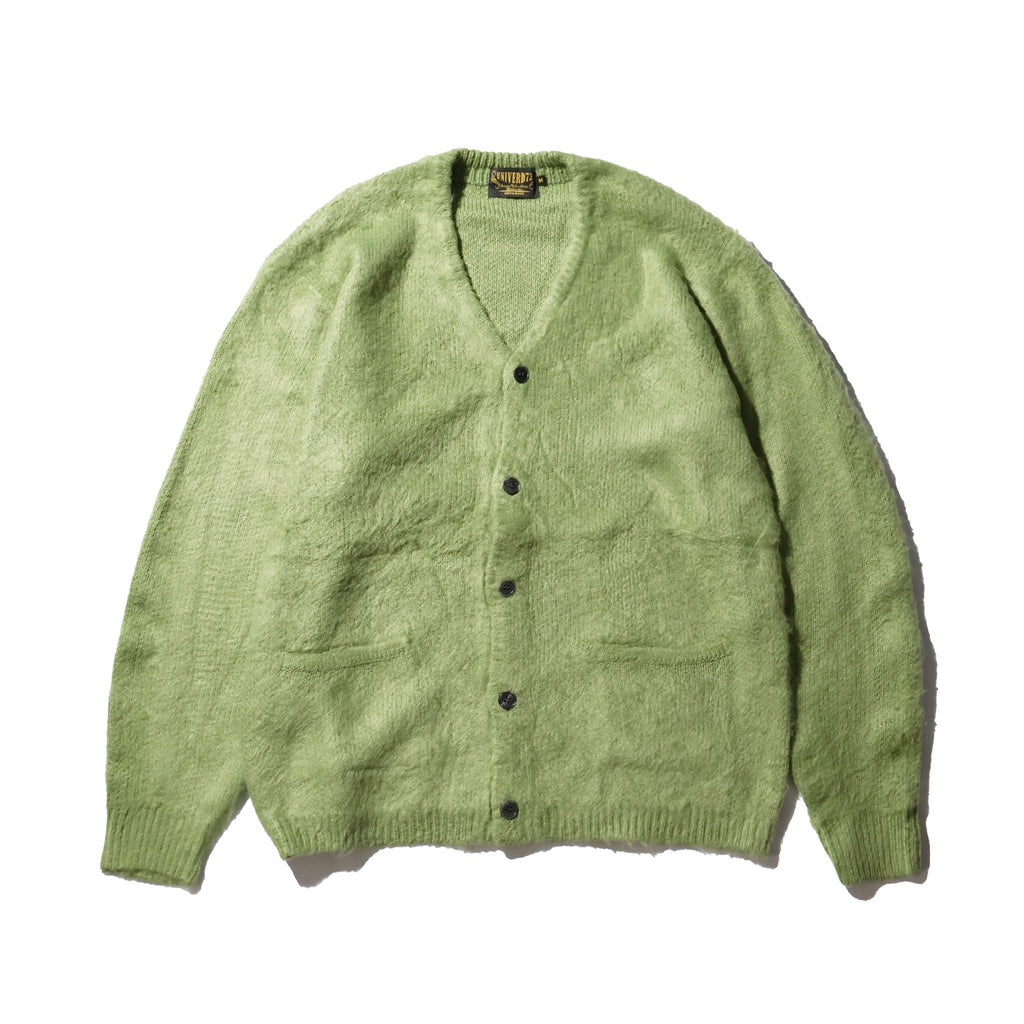 UNIVERD72 / 22326 MOHAIR TOUCH CARDIGAN GREEN