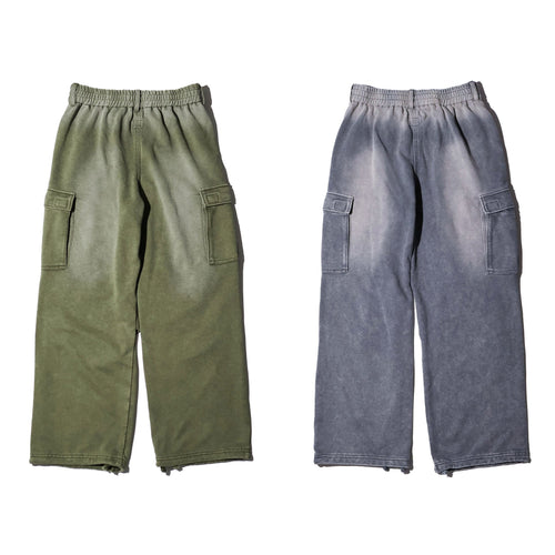 HOUSTON / 10182 FADE BACK PILE EASY CARGO PANTS
