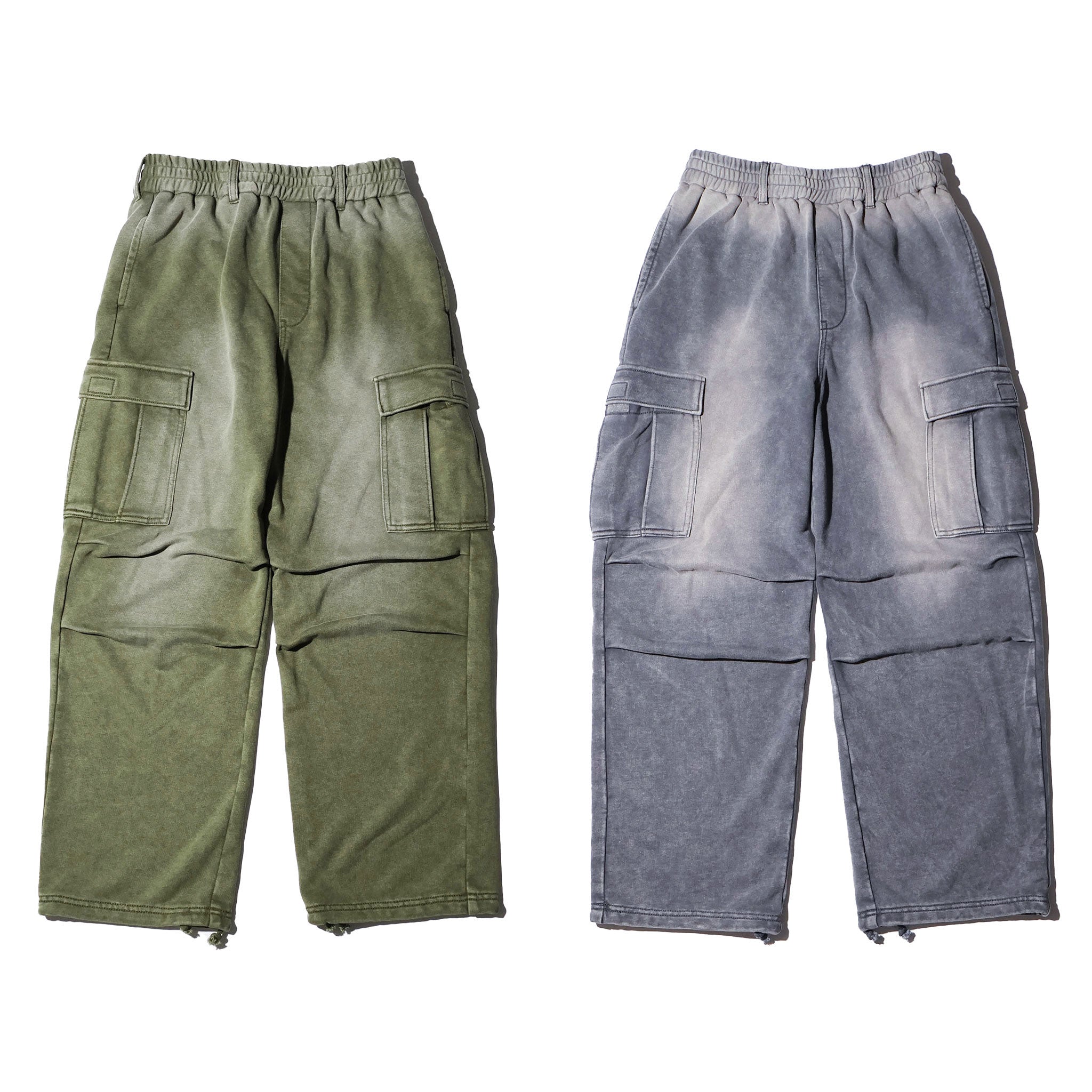 HOUSTON / 10182 FADE BACK PILE EASY CARGO PANTS