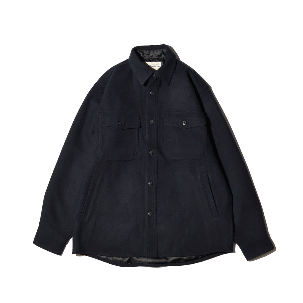 HOUSTON / 51649 MELTON CPO SHIRT JACKET