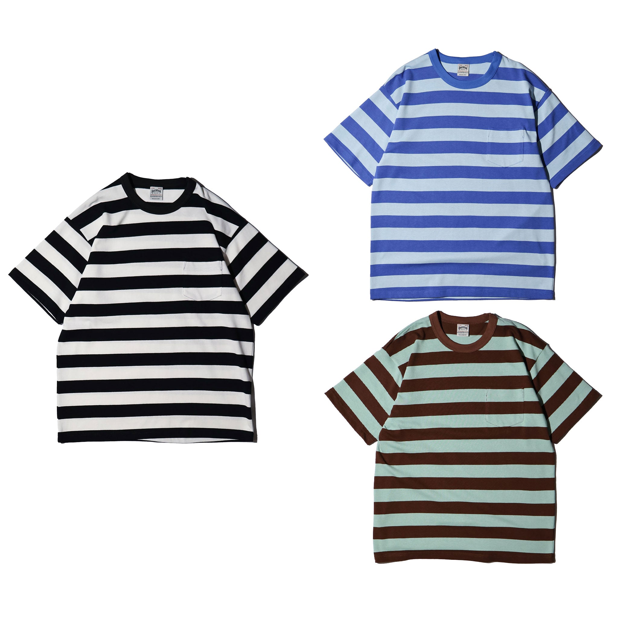 HOUSTON / 22393 HEAVY WEIGHT BORDER TEE