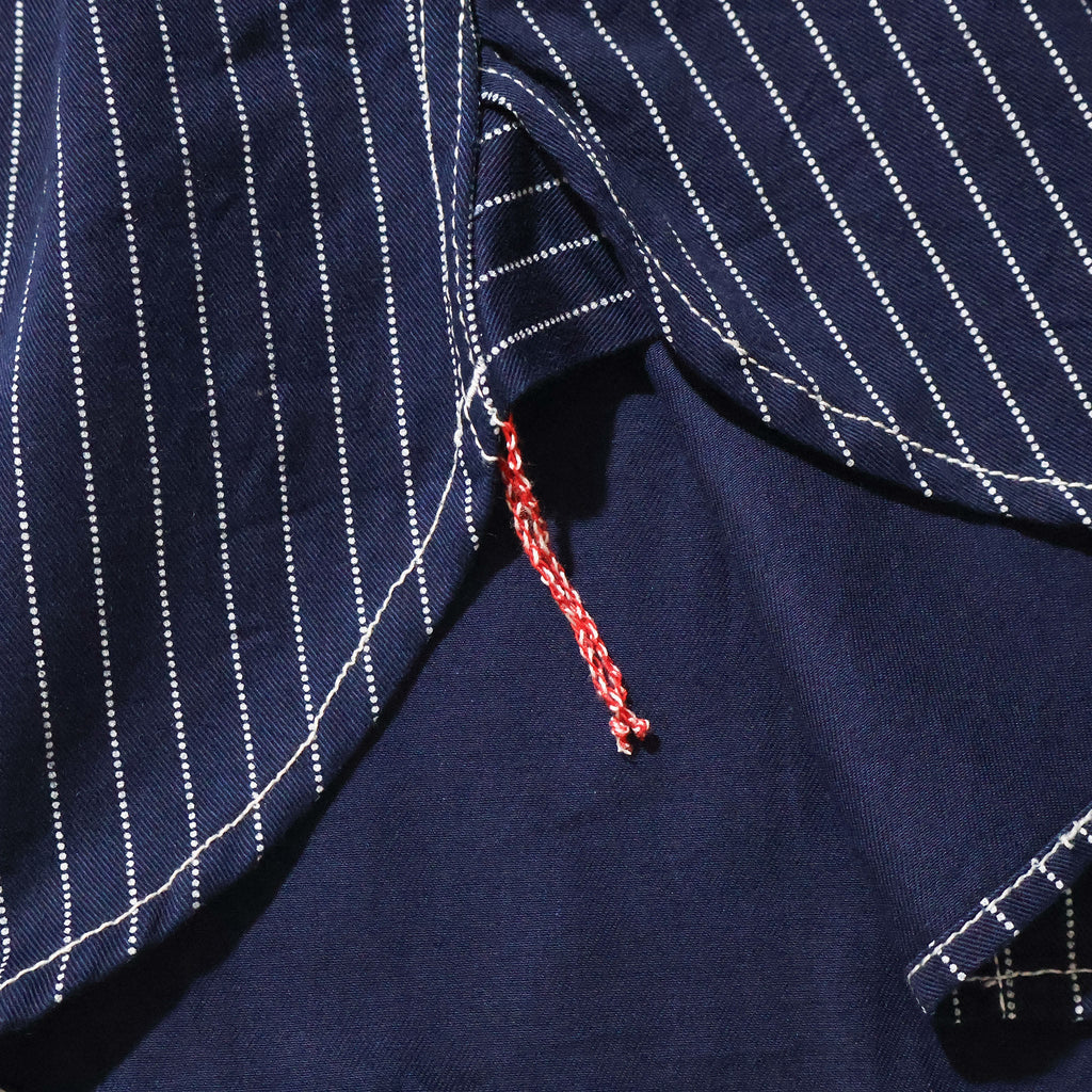 HOUSTON / 41260 INDIGO WABASH 40's WORK SHIRT ONE WASH