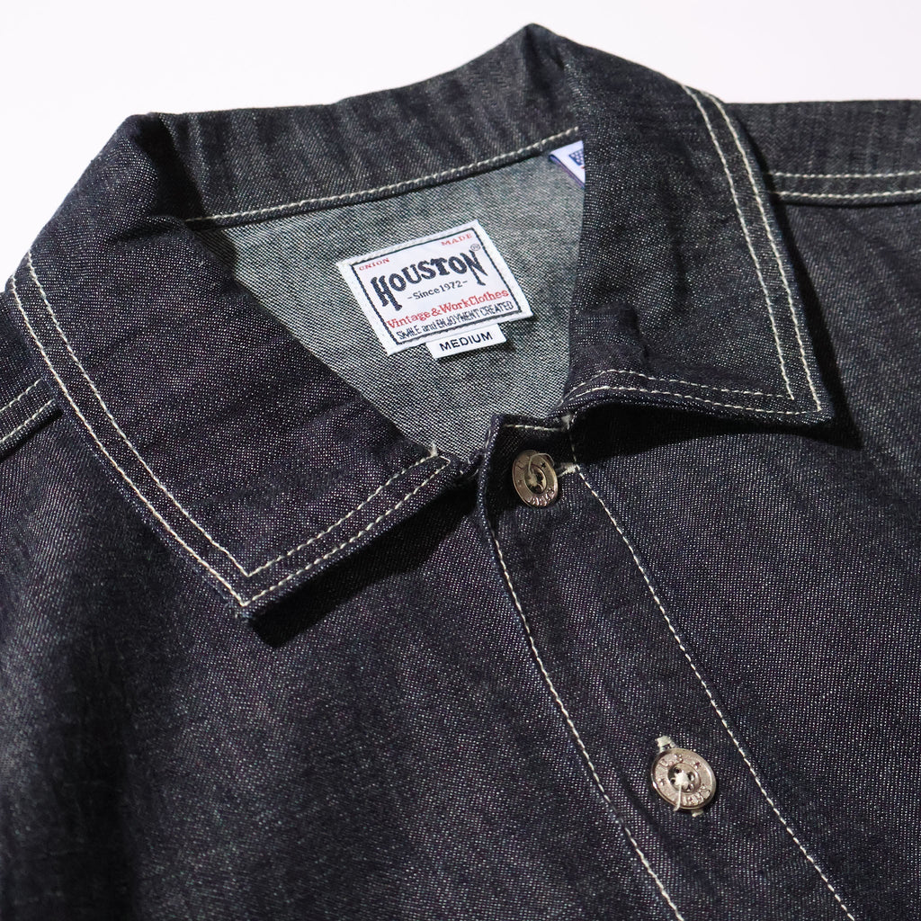 HOUSTON / 40696  DENIM PULLOVER SHIRT USA COTTON