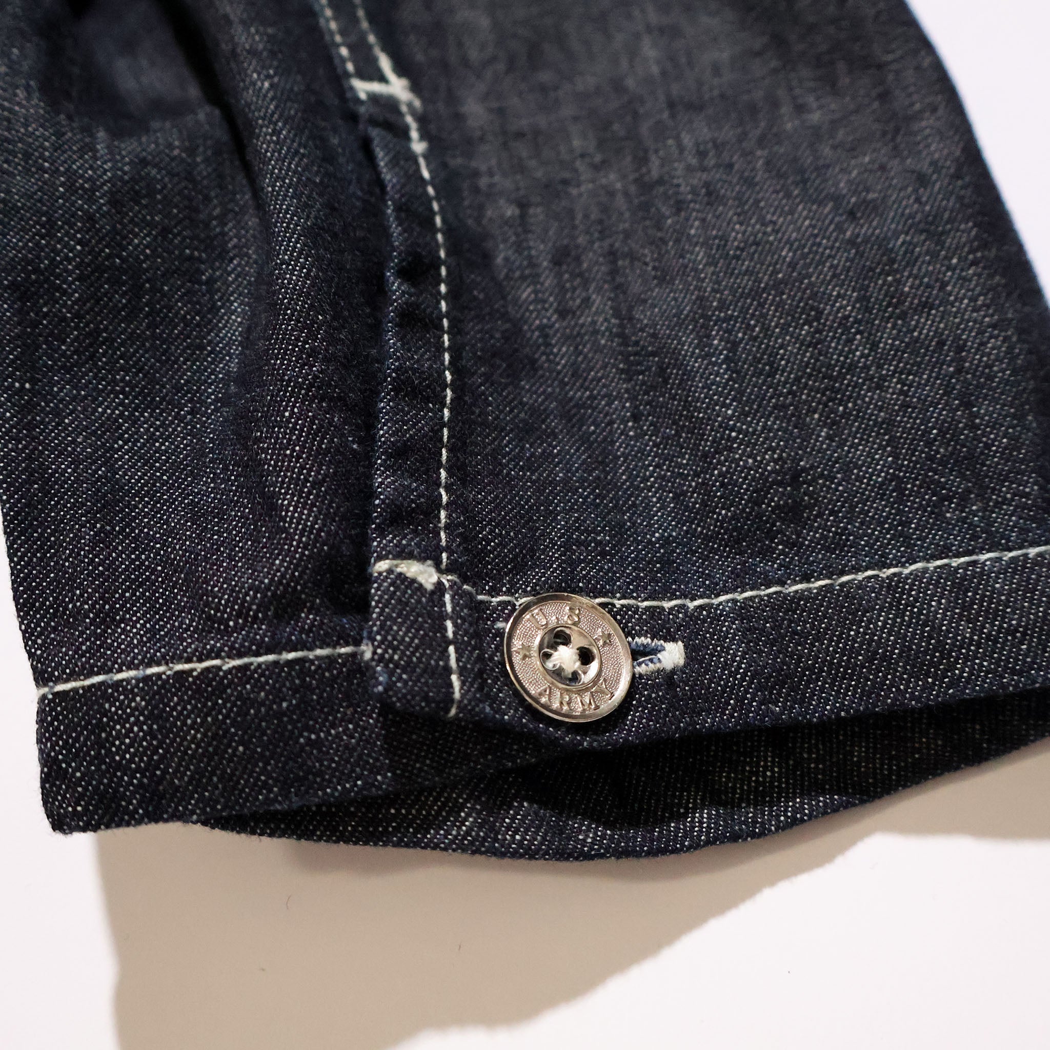 HOUSTON / 40696  DENIM PULLOVER SHIRT USA COTTON