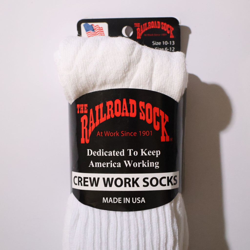 RAILROAD SOCK / MEN'S 3PAIR PREMIUM CREW SOCKS