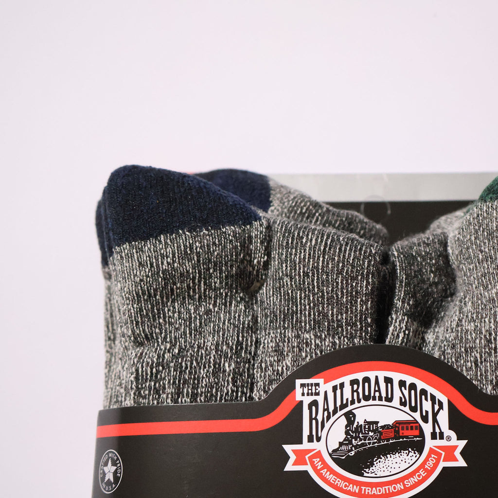 RAILROAD SOCK / MEN'S 6PACK MERINO WOOL CREW BOOT SOCKS