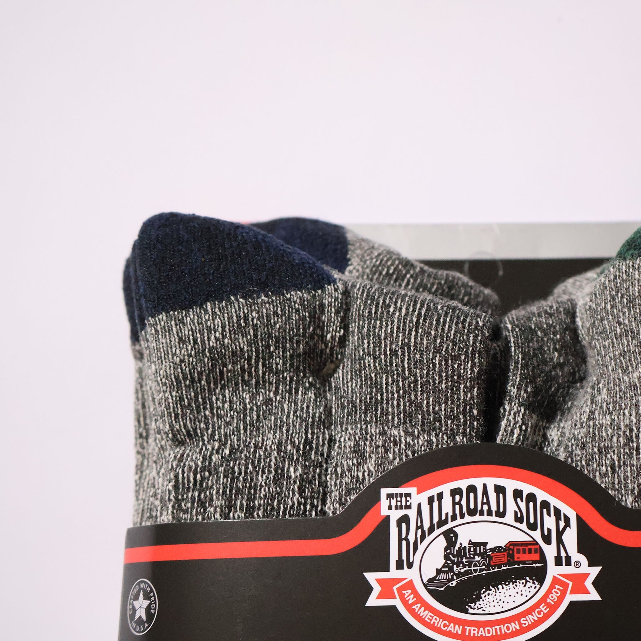 RAILROAD SOCK / MEN'S 6PACK MERINO WOOL CREW BOOT SOCKS