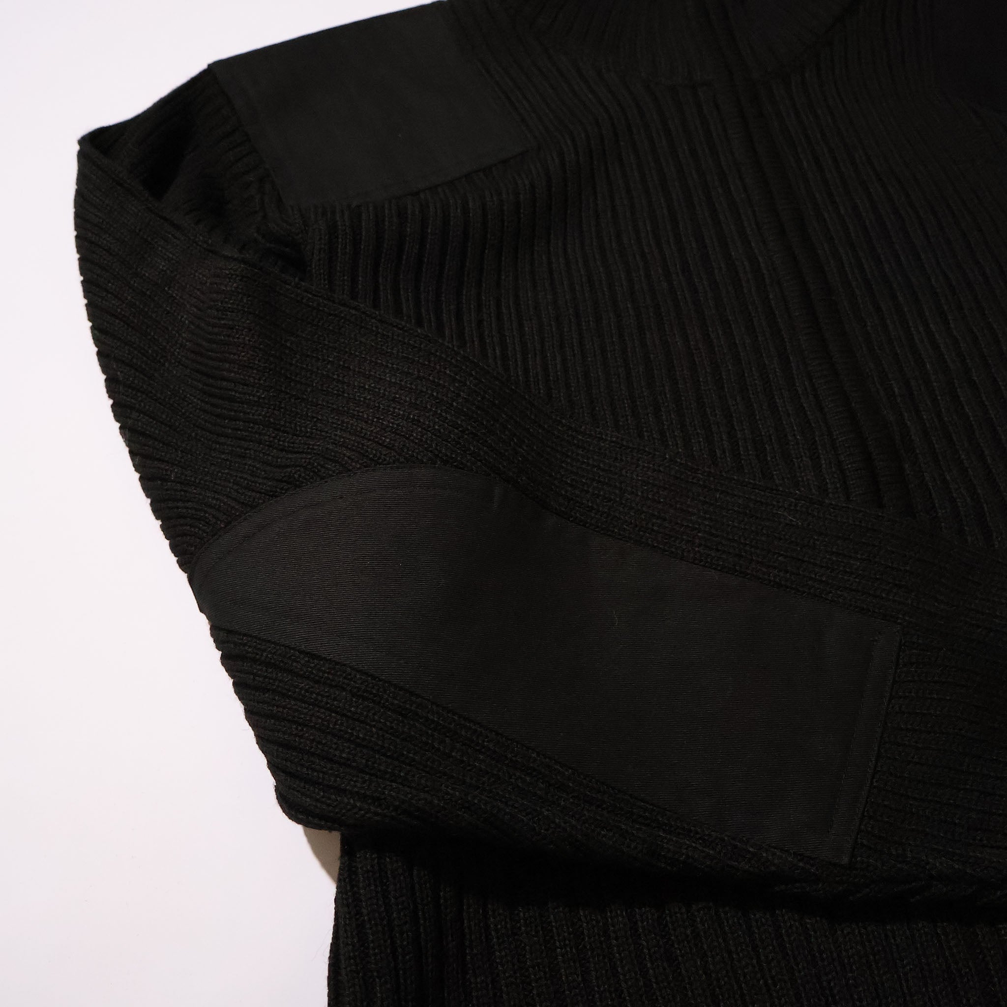 HOUSTON / 2510 COMMAND ZIP SWEATER BLACK