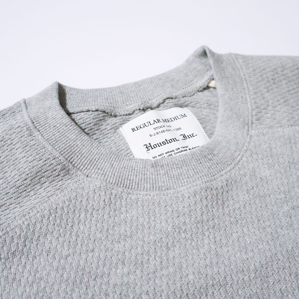 HOUSTON / 20971 HEAVY THERMAL C/N L/S TEE GRAY