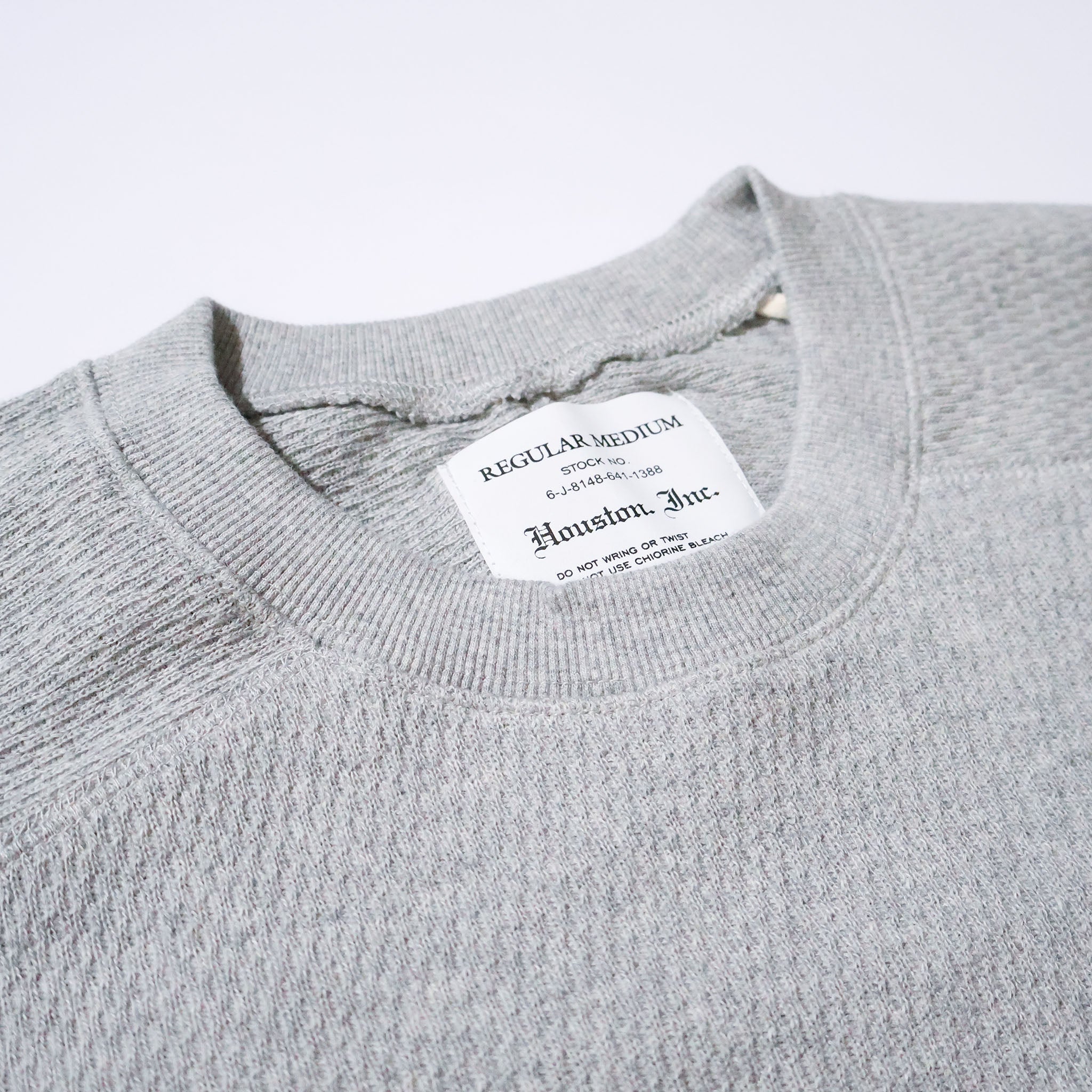 HOUSTON / 20971 HEAVY THERMAL C/N L/S TEE GRAY