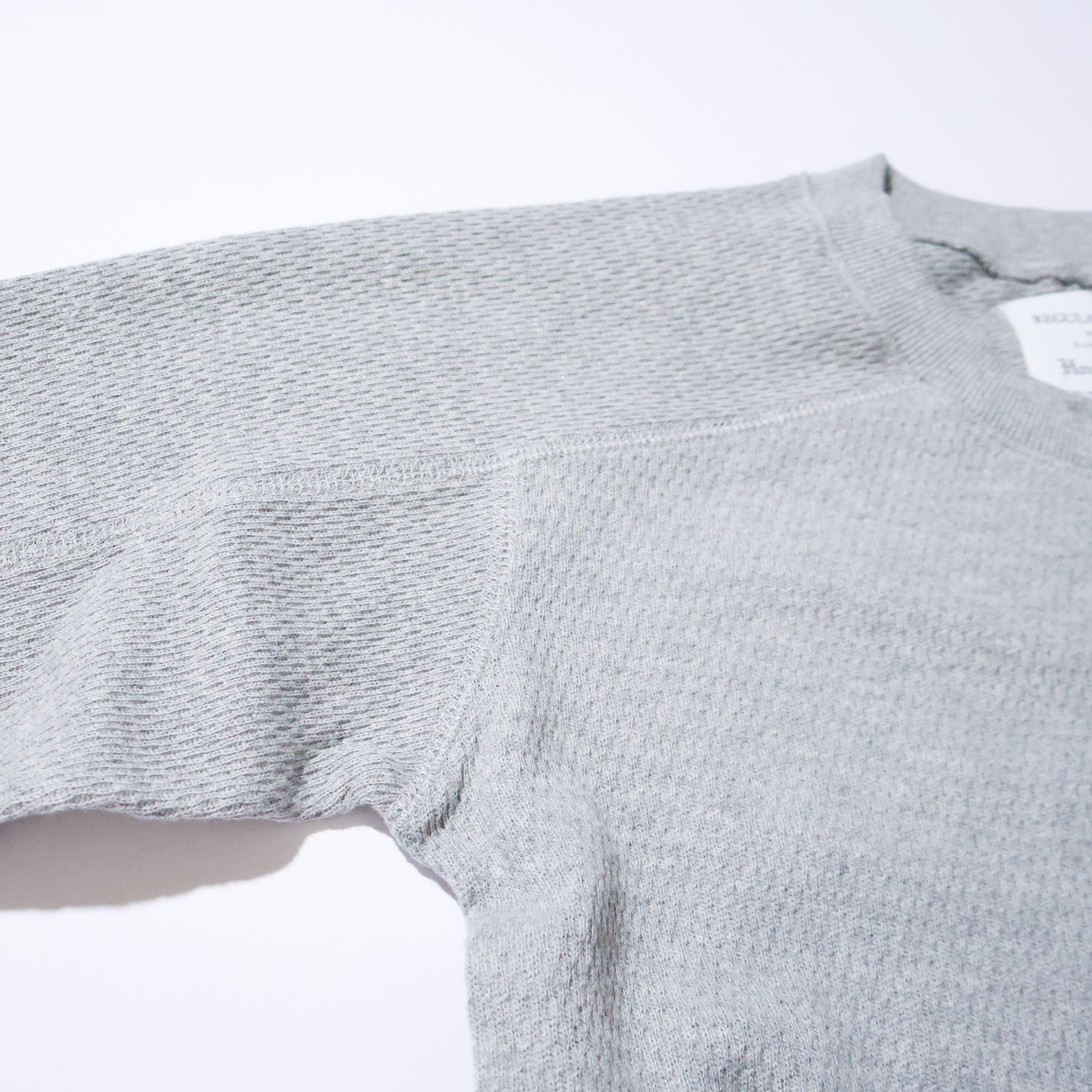 HOUSTON / 20971 HEAVY THERMAL C/N L/S TEE GRAY