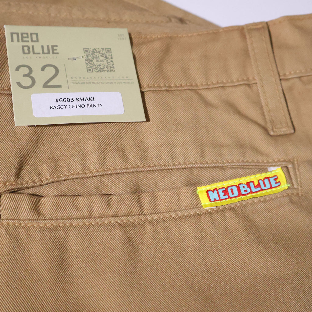 NEO BLUE / BAGGY CHINO PANTS