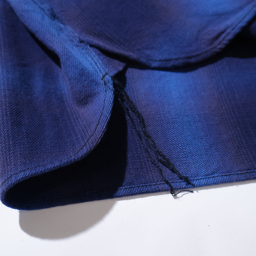 HOUSTON / 41252 OMBRE CHECK VIYELLA SHIRT BLUE