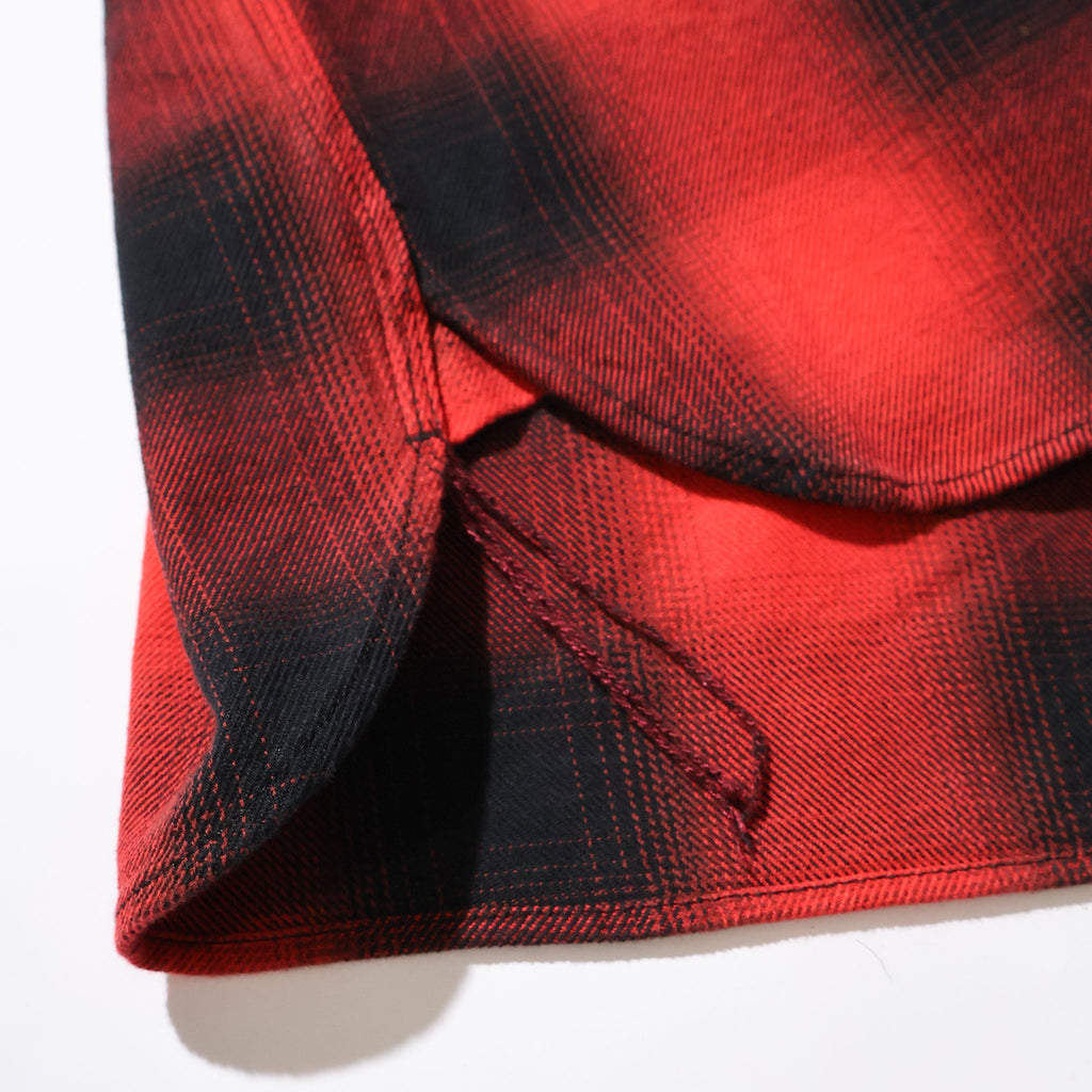 HOUSTON / 41252 OMBRE CHECK VIYELLA SHIRT RED