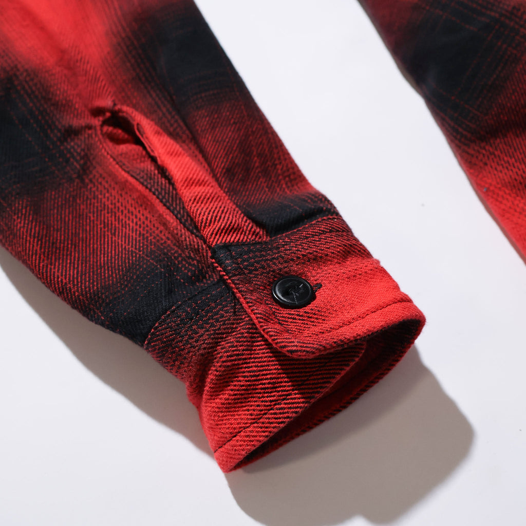 HOUSTON / 41252 OMBRE CHECK VIYELLA SHIRT RED