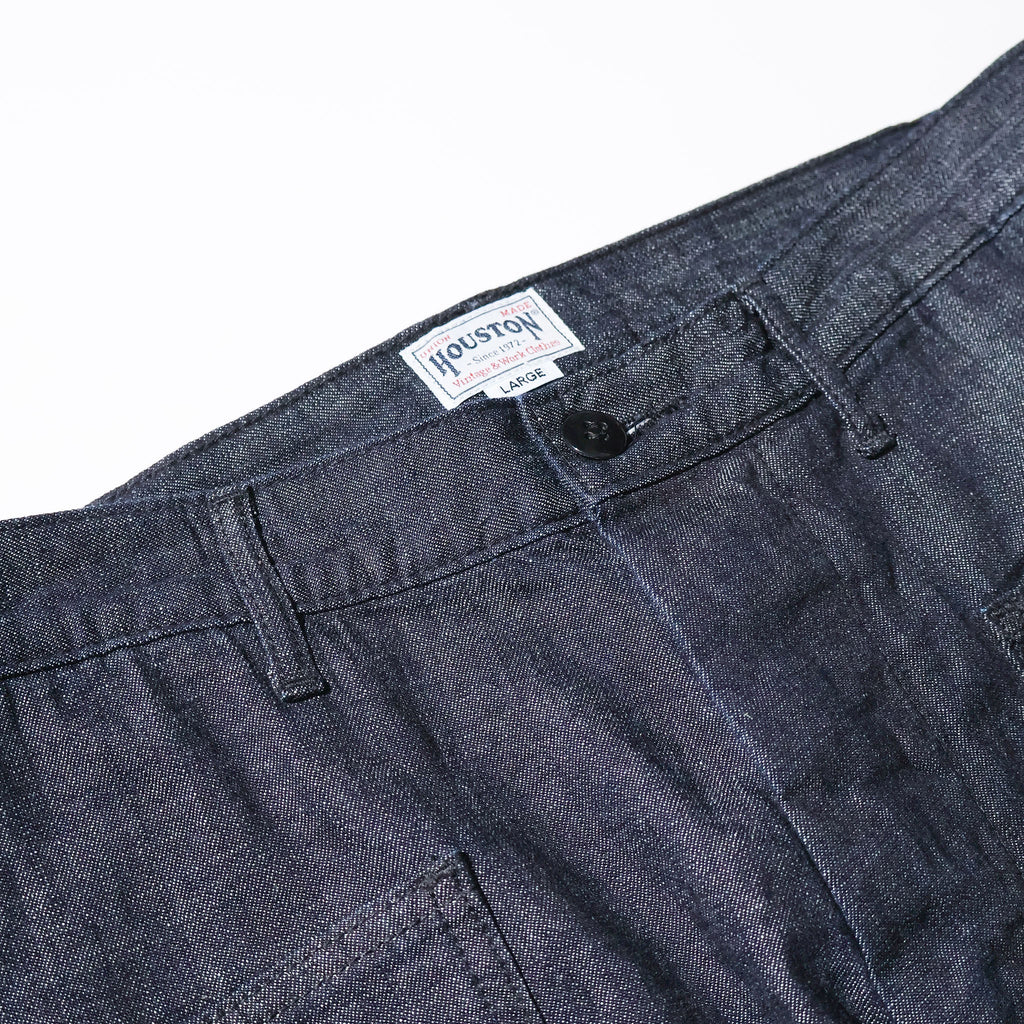 HOUSTON / 10079 USN DENIM SAILOR PANTS USA COTTON ONE WASH