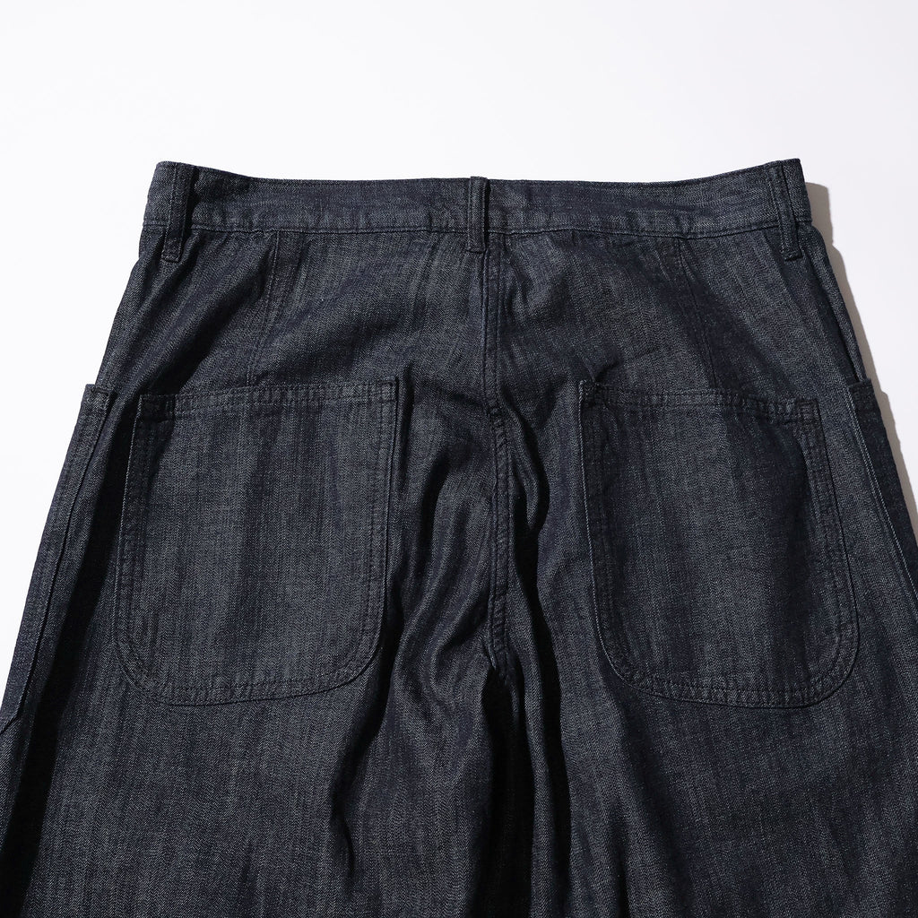 HOUSTON / 10079 USN DENIM SAILOR PANTS USA COTTON ONE WASH