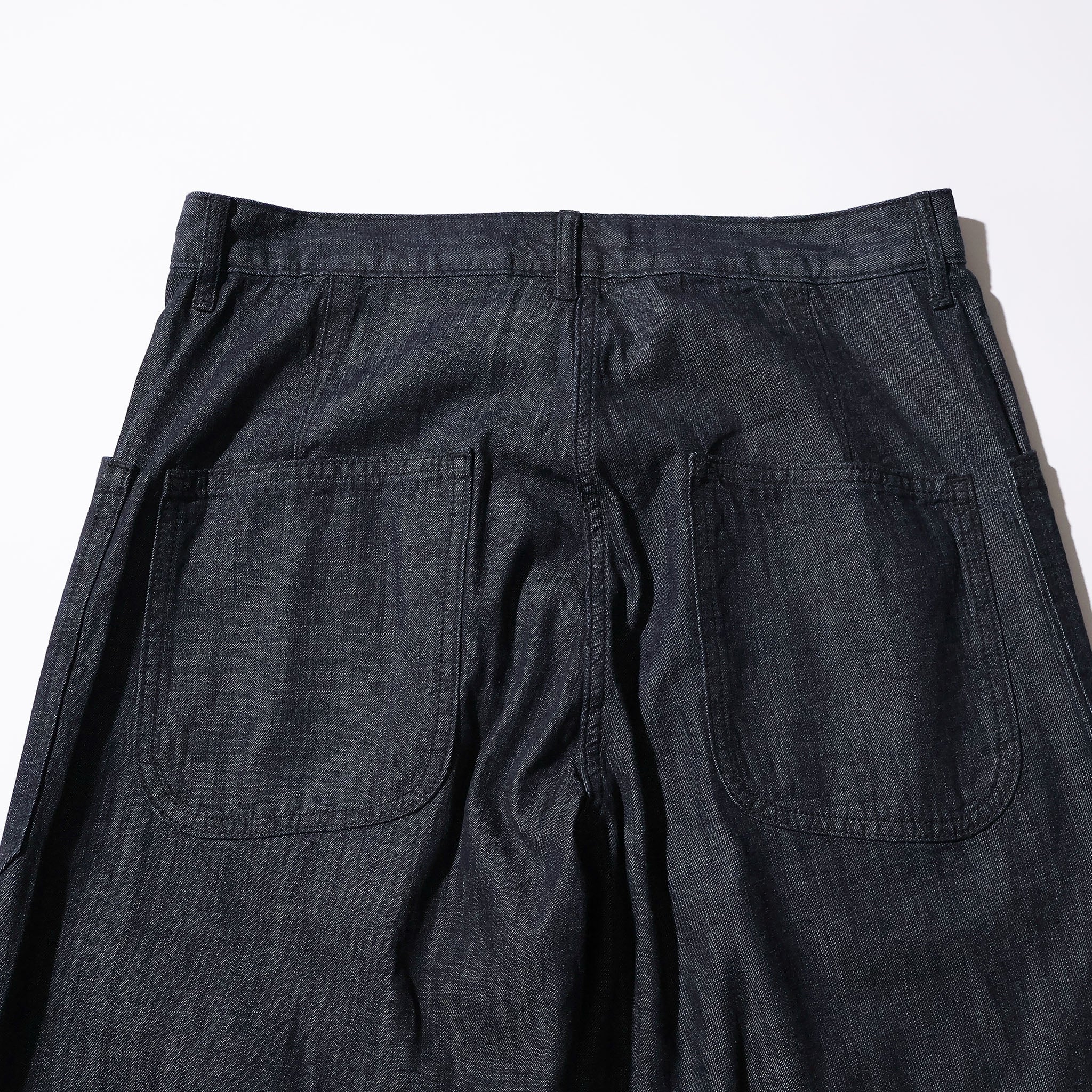 HOUSTON / 10079 USN DENIM SAILOR PANTS USA COTTON ONE WASH