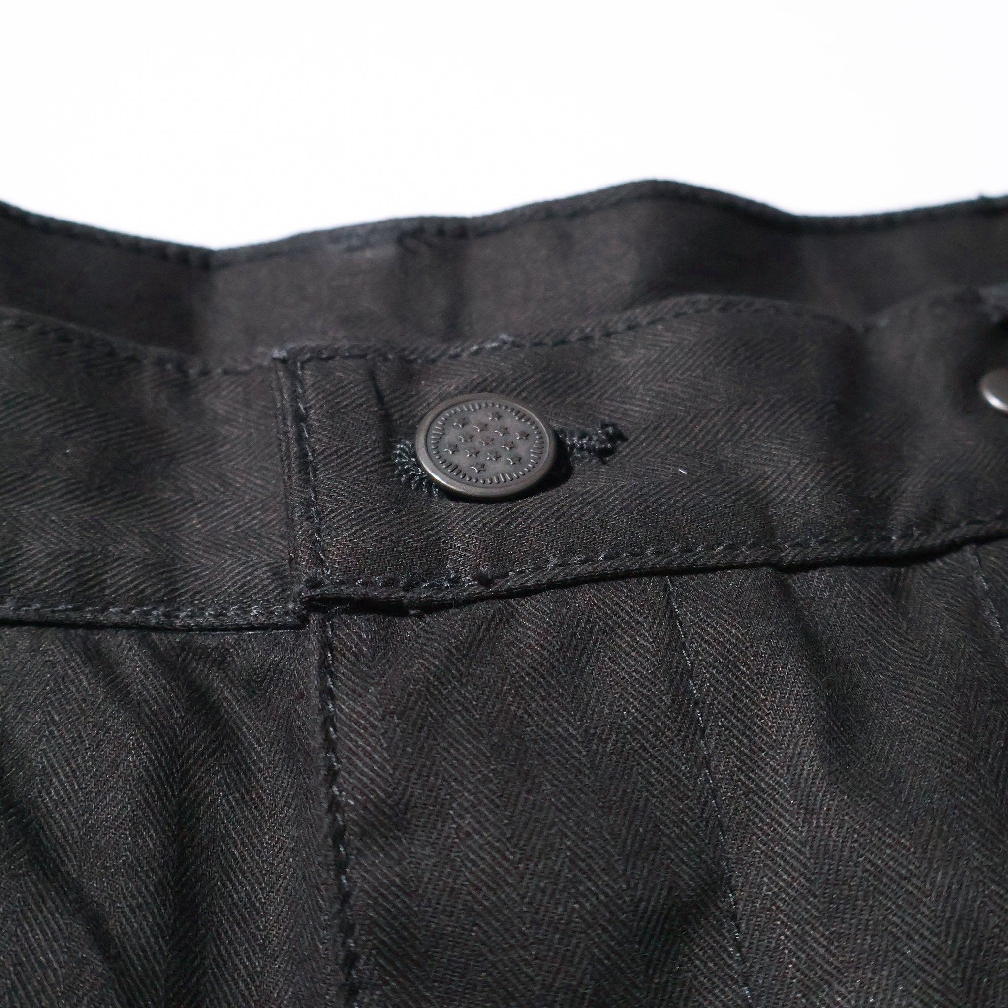 HOUSTON / 10158 U.S.ARMY HBT UTILITY TROUSERS (TAPERD) BLACK