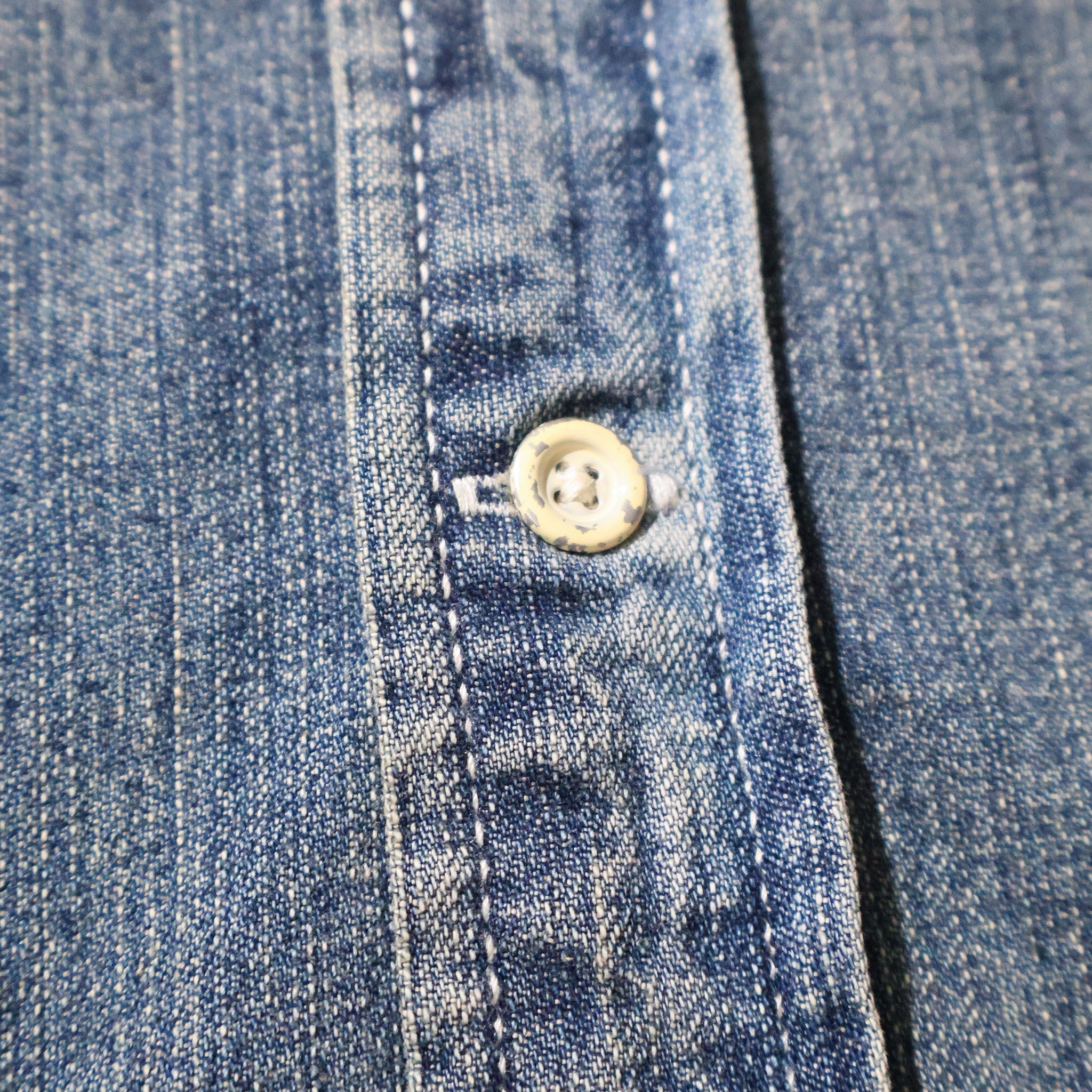 HOUSTON / 41256 DENIM BD SHIRTS USA COTTON VINTAGE WASH