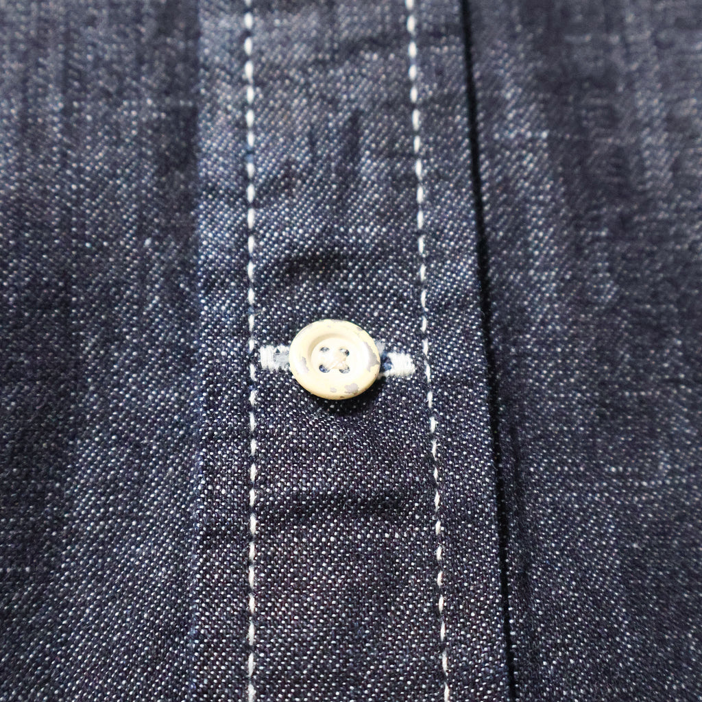 HOUSTON / 41256 DENIM BD SHIRTS USA COTTON ONE WASH