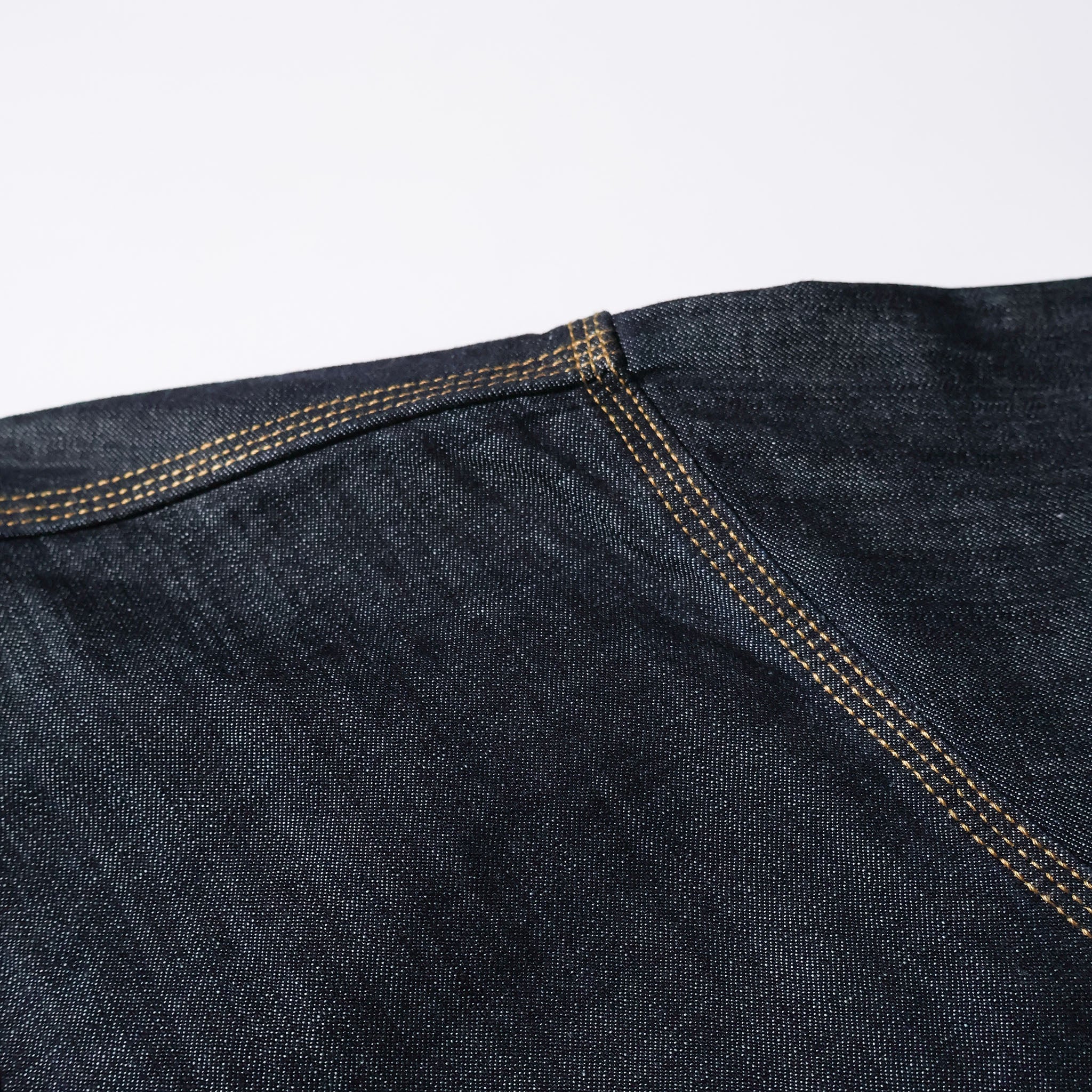 HOUSTON / 40511 DENIM WORK SHIRT USA COTTON ONE WASH