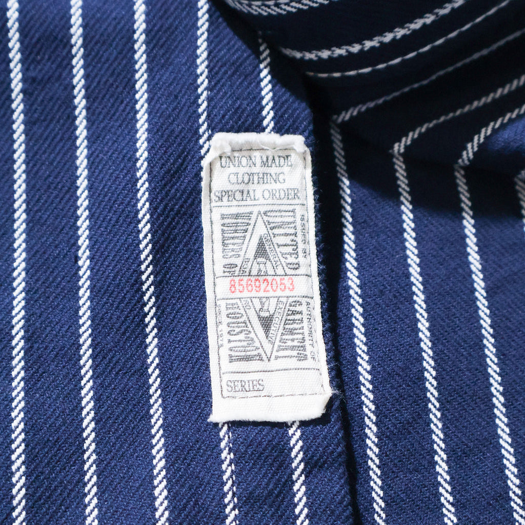 HOUSTON / 41255 STRIPE VIYELLA SHIRT NAVY