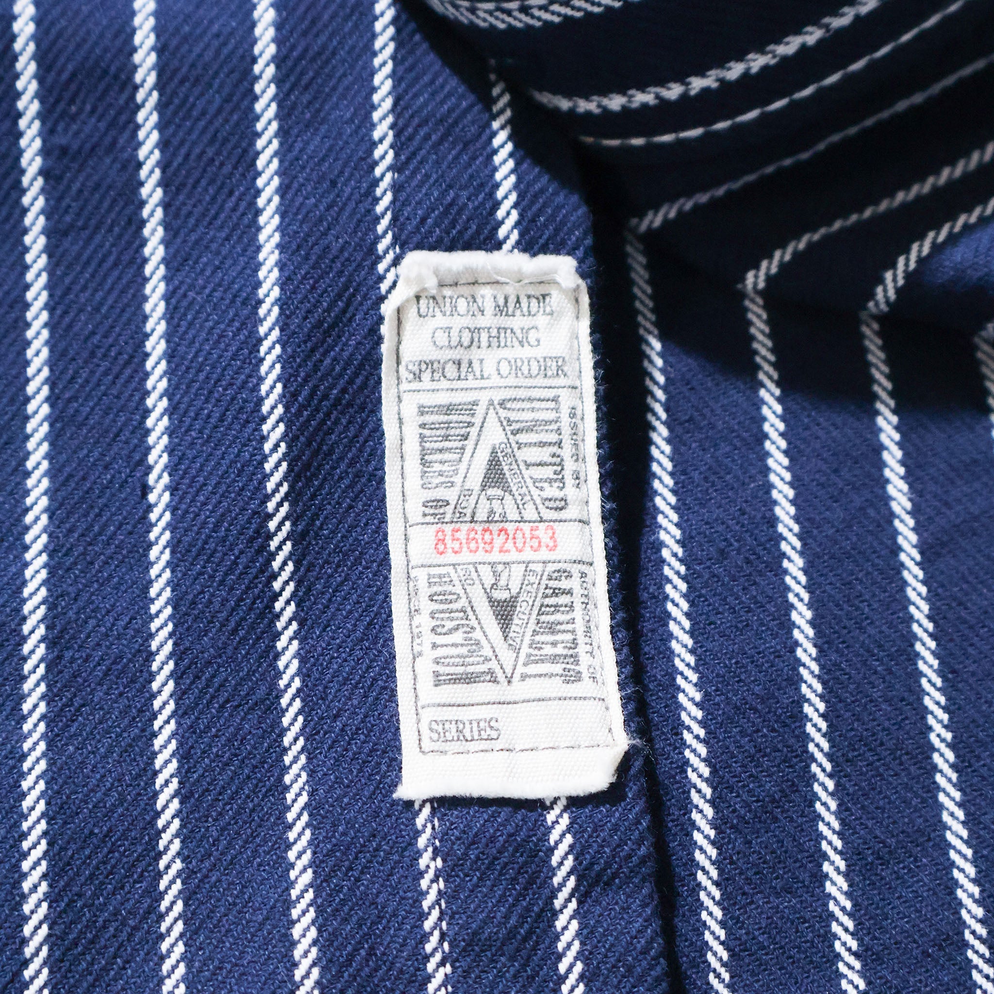 HOUSTON / 41255 STRIPE VIYELLA SHIRT NAVY