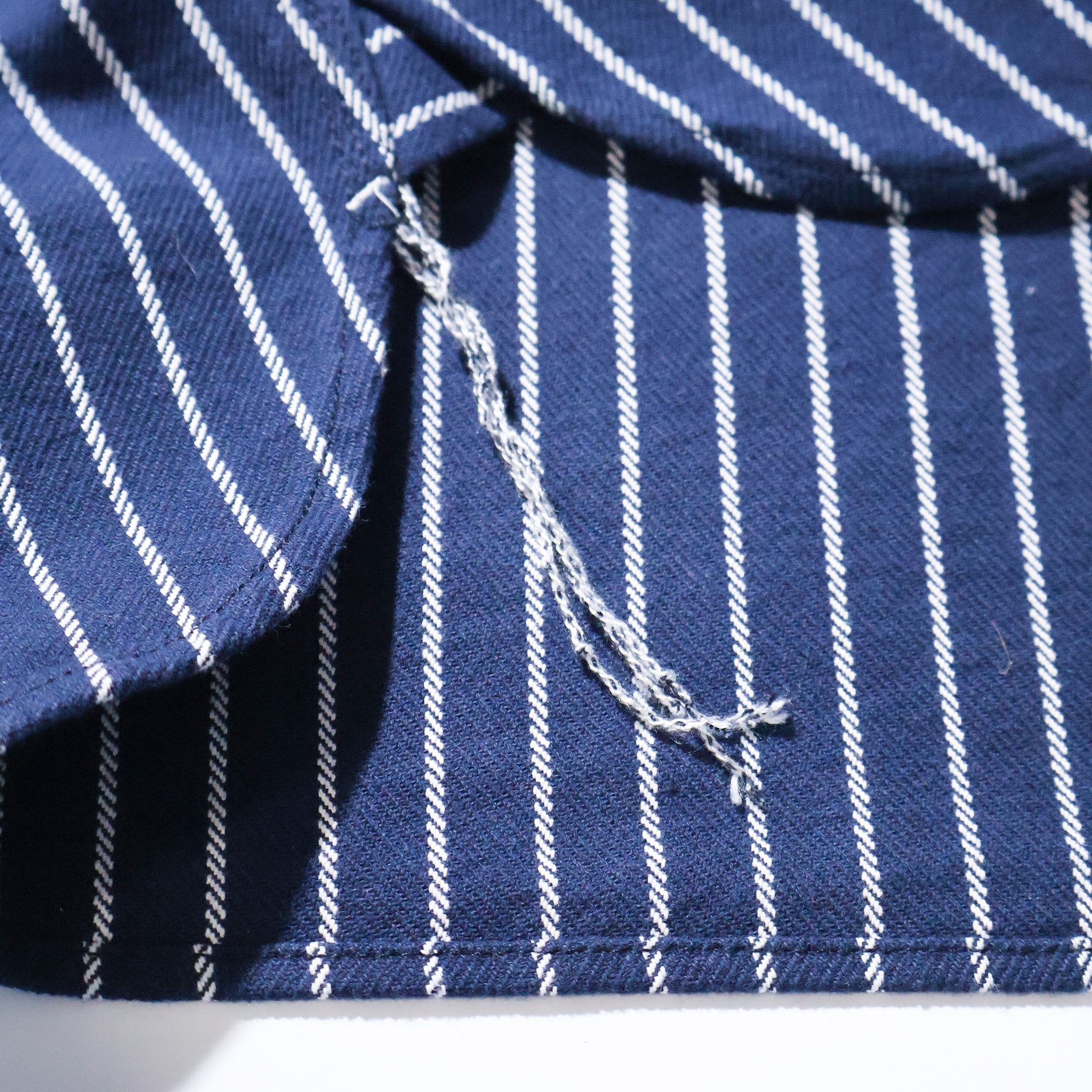 HOUSTON / 41255 STRIPE VIYELLA SHIRT NAVY