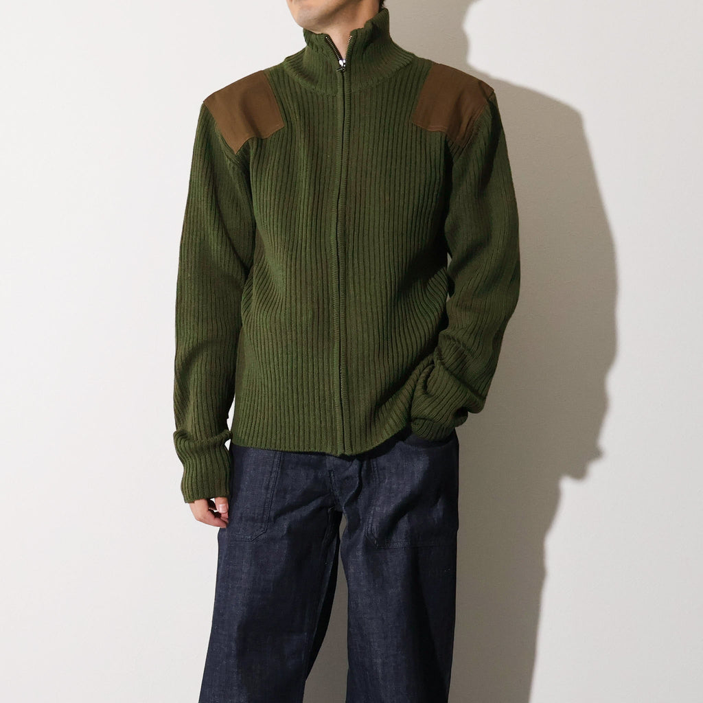 HOUSTON / 2510 COMMAND ZIP SWEATER OLIVE