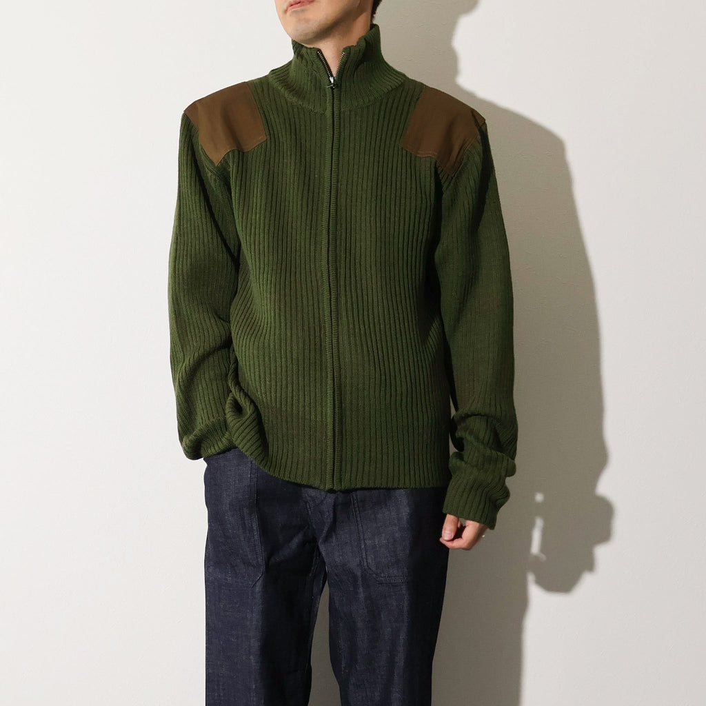 HOUSTON / 2510 COMMAND ZIP SWEATER OLIVE