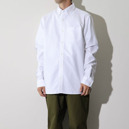 BROOKS BROTHERS / CASUAL OXFORD CLOTH SHIRTS WHITE