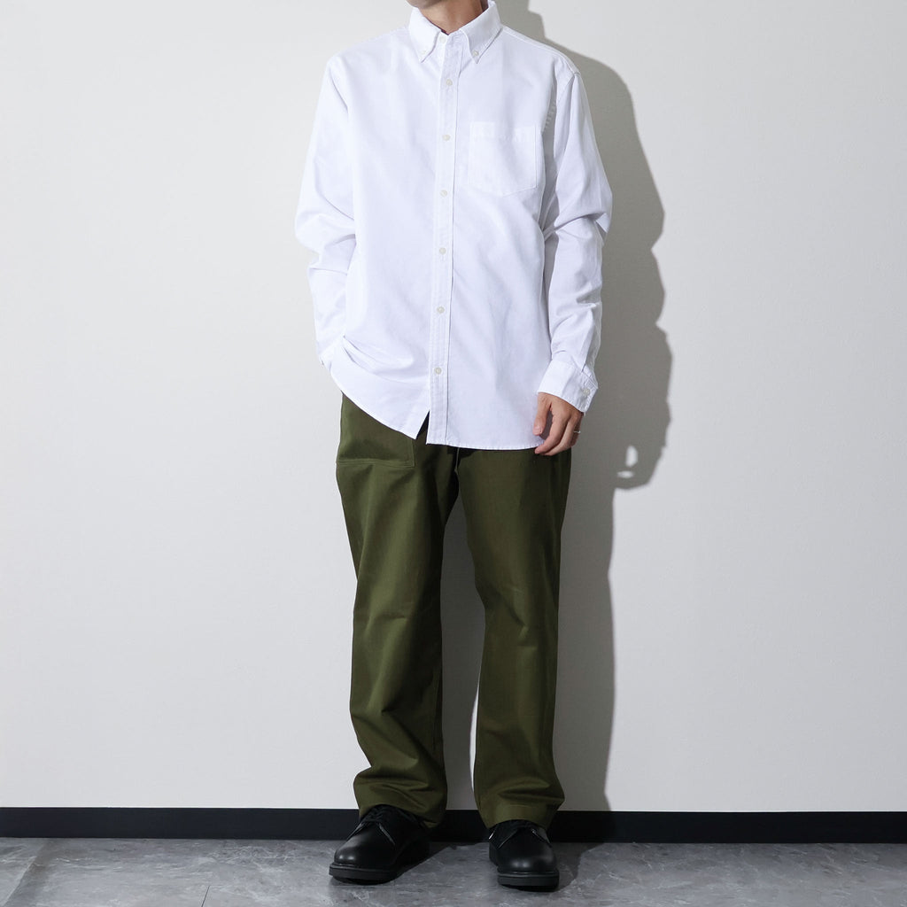 BROOKS BROTHERS / CASUAL OXFORD CLOTH SHIRTS WHITE
